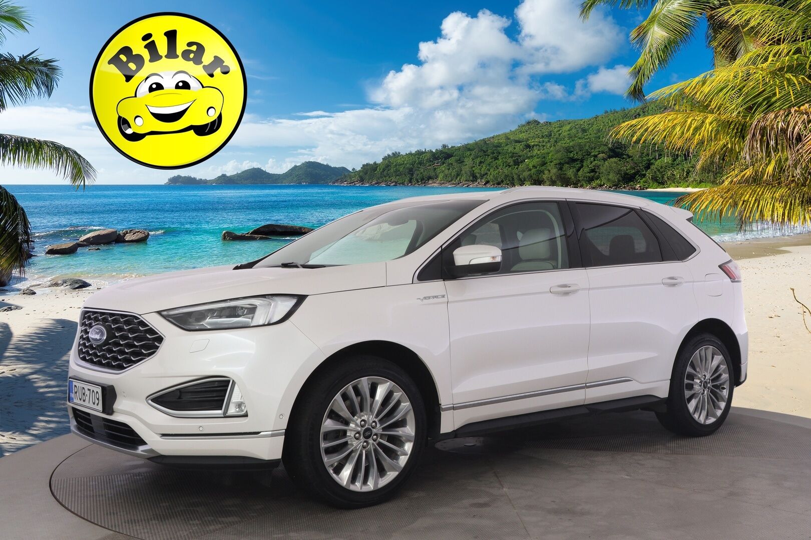 Ford Edge 2019 2,0 TDCi Bi-Turbo EcoBlue 240hv A8 Vignale 5-ovinen - Suomi-auto | B&O | Adapt. vakkari | Webasto | Navi | BLIS | P.kamera | CarPlay | Koukku | 2x renkaat |