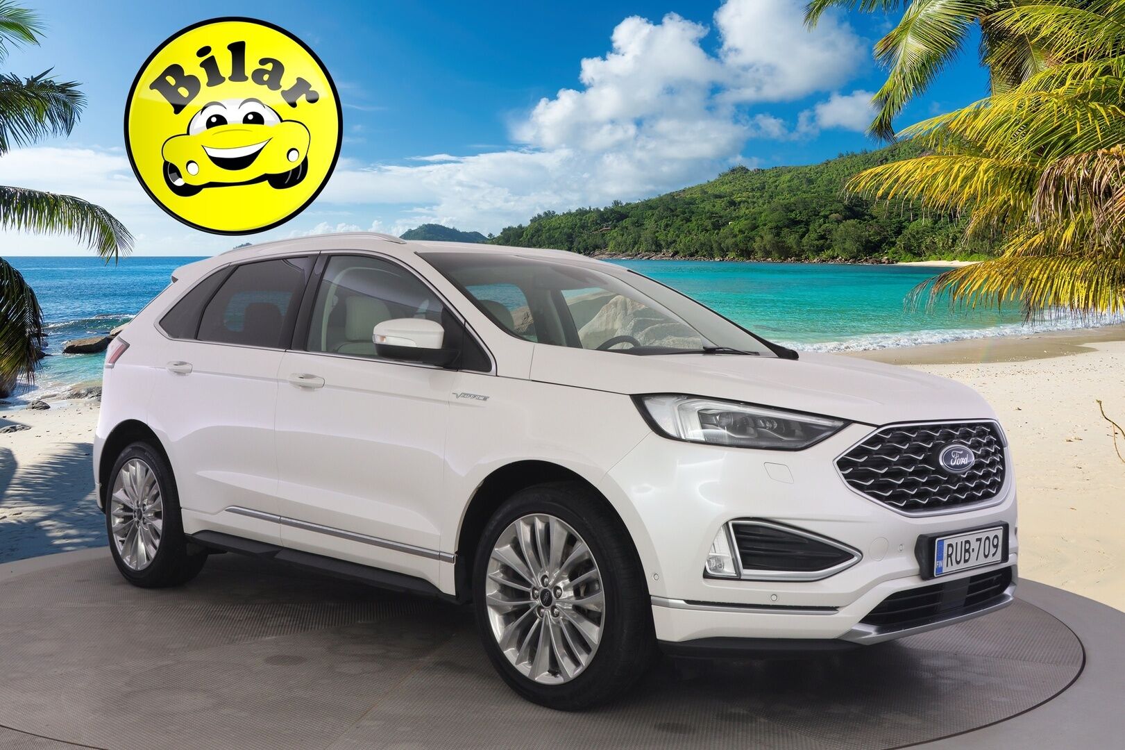 Ford Edge 2019 2,0 TDCi Bi-Turbo EcoBlue 240hv A8 Vignale 5-ovinen - Suomi-auto | B&O | Adapt. vakkari | Webasto | Navi | BLIS | P.kamera | CarPlay | Koukku | 2x renkaat |