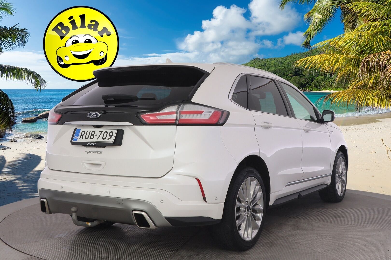 Ford Edge 2019 2,0 TDCi Bi-Turbo EcoBlue 240hv A8 Vignale 5-ovinen - Suomi-auto | B&O | Adapt. vakkari | Webasto | Navi | BLIS | P.kamera | CarPlay | Koukku | 2x renkaat |