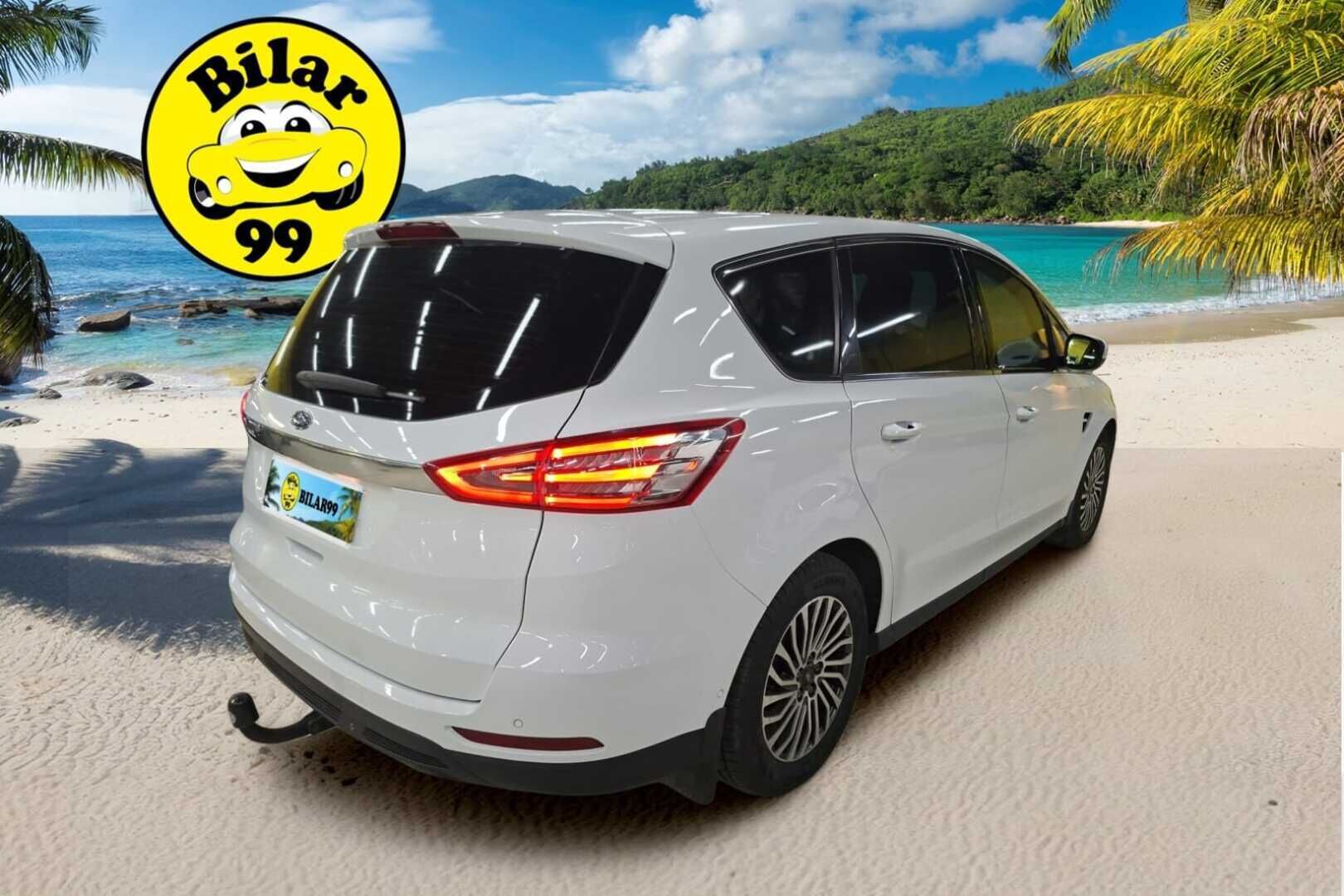 Ford S-Max 2019 2,0 TDCi EcoBlue 150hv A8 Titanium 5-ovinen - | Suomi-auto | ACC | Webasto | BLIS | KeylessGO | Vetokoukku | Sähkötoiminen takaluukku | 7-paikkainen | LED | Tutkat edessä ja takana | - KORKO VAIN 3,99 %