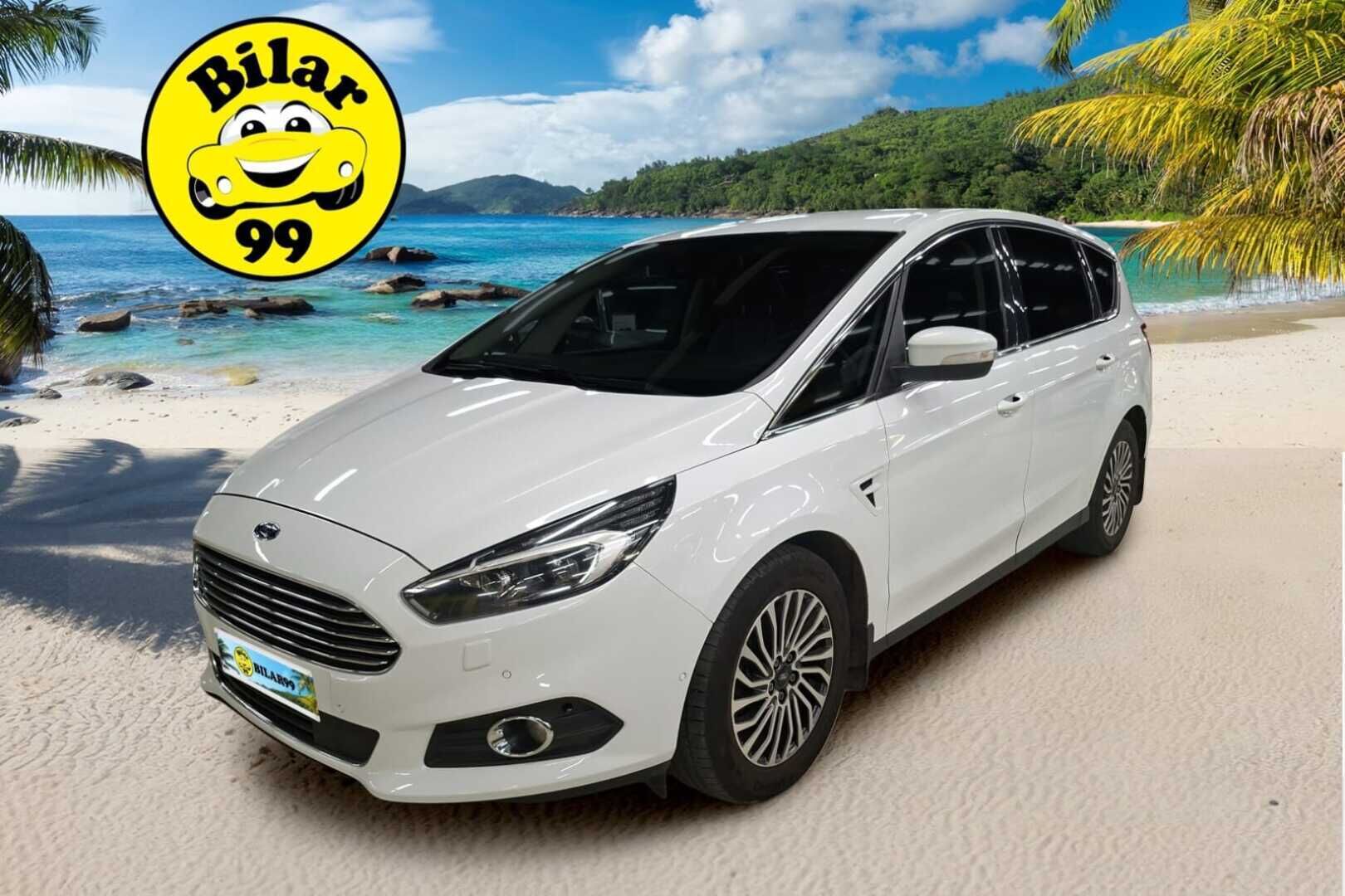 Ford S-Max 2019 2,0 TDCi EcoBlue 150hv A8 Titanium 5-ovinen - | Suomi-auto | ACC | Webasto | BLIS | KeylessGO | Vetokoukku | Sähkötoiminen takaluukku | 7-paikkainen | LED | Tutkat edessä ja takana | - KORKO VAIN 3,99 %