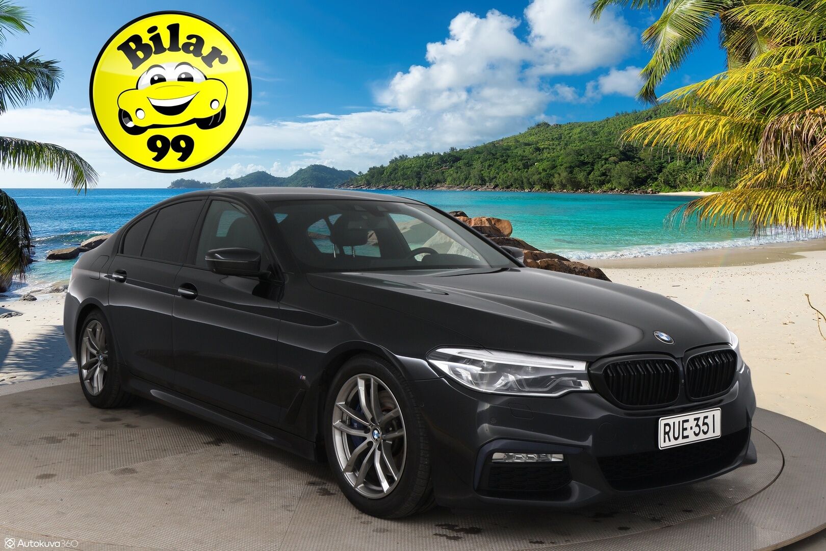 BMW 530 2018 G30 Sedan 530e A Charged Edition M Sport / Adapt.LED / 360-kamera / HUD / Blis / Hifi - Nahka sportti-penkit / Täydellä M-sport paketilla / Seuraava huolto 10/2026