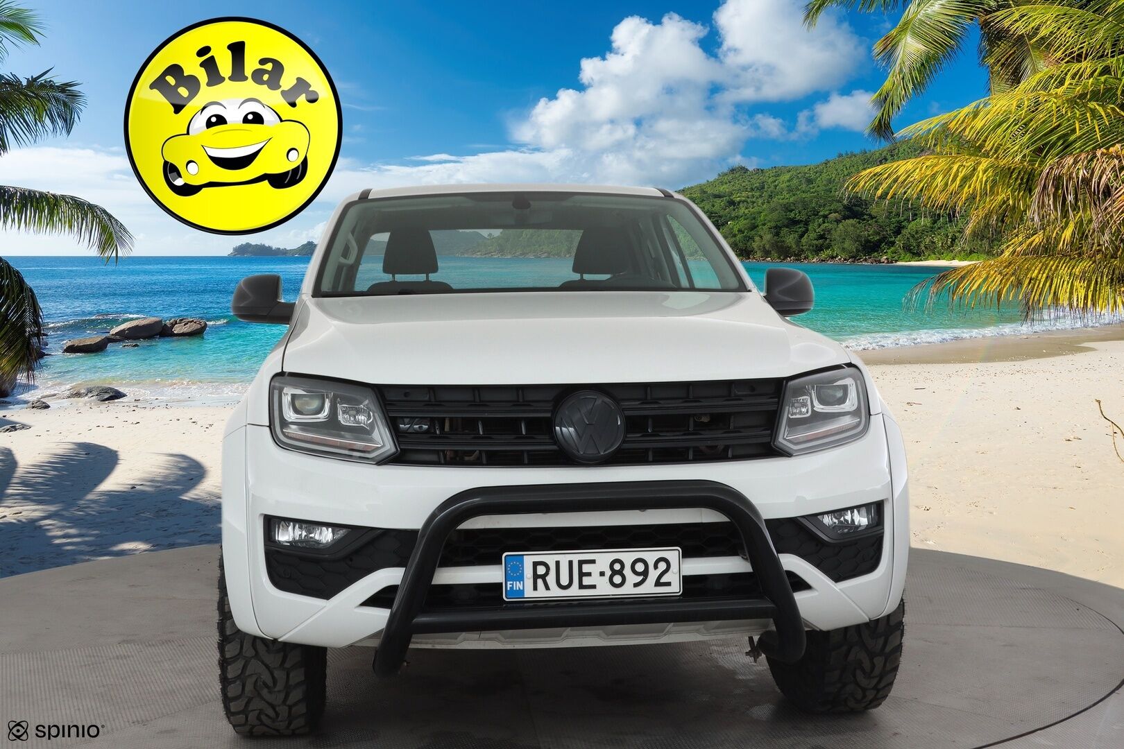 Volkswagen Amarok 2018 DC 3080 -->3300kg Highline 3,0 TDI 150kW 4MOTION 3300kg ilman takaistuimia - *Vakkari | Webasto | Koukku | P.kamera | Suomi-auto | Kattavat huollot | Karjapuskuri*