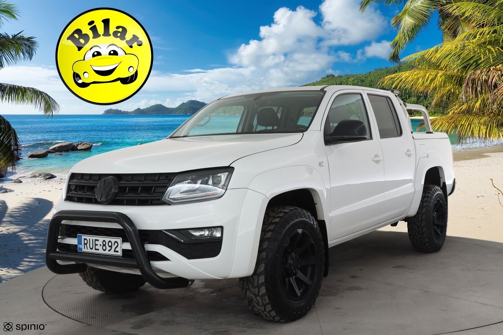 Volkswagen Amarok 2018 DC 3080 -->3300kg Highline 3,0 TDI 150kW 4MOTION 3300kg ilman takaistuimia - *Vakkari | Webasto | Koukku | P.kamera | Suomi-auto | Kattavat huollot | Karjapuskuri*