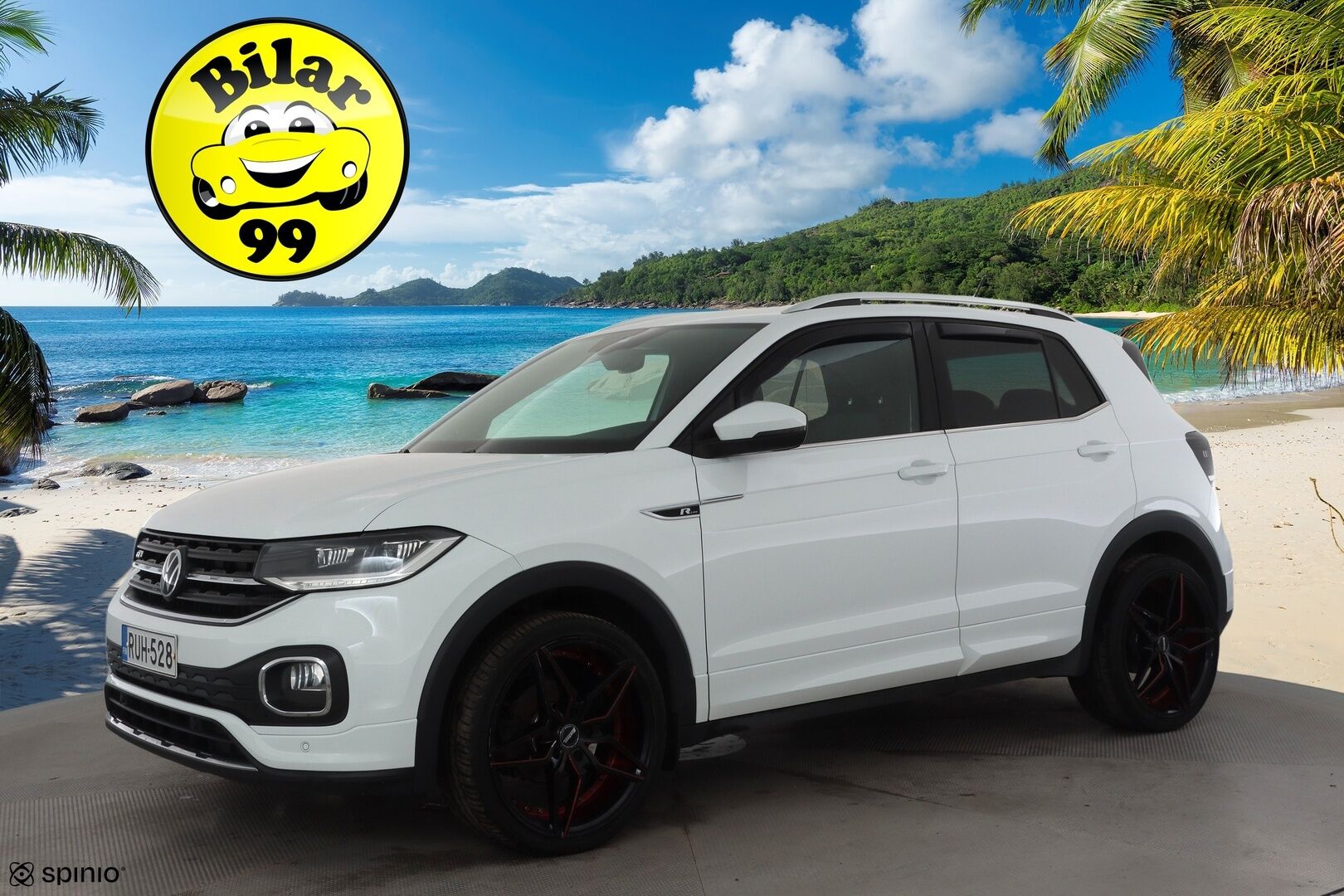 Volkswagen T-Cross 2021 R-Line 1,5 TSI 110 kW DSG * ACC / LED / Beats / Appconnect / keyless / P.Kamera * - 1.Om Suomi-auto / Kahdet renkaat
