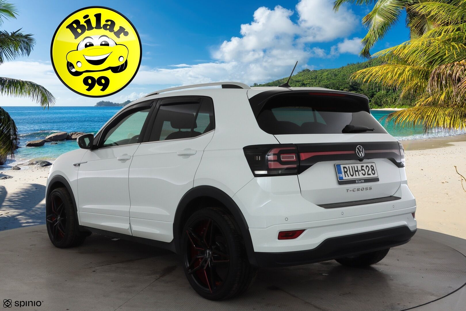 Volkswagen T-Cross 2021 R-Line 1,5 TSI 110 kW DSG * ACC / LED / Beats / Appconnect / keyless / P.Kamera * - 1.Om Suomi-auto / Kahdet renkaat