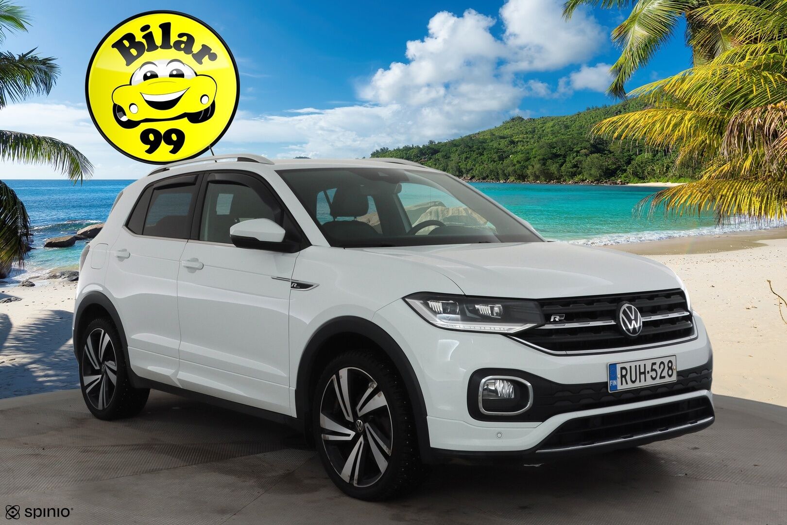 Volkswagen T-Cross 2021 R-Line 1,5 TSI 110 kW DSG * ACC / LED / Beats / Appconnect / keyless / P.Kamera * - 1.Om Suomi-auto / Kahdet renkaat