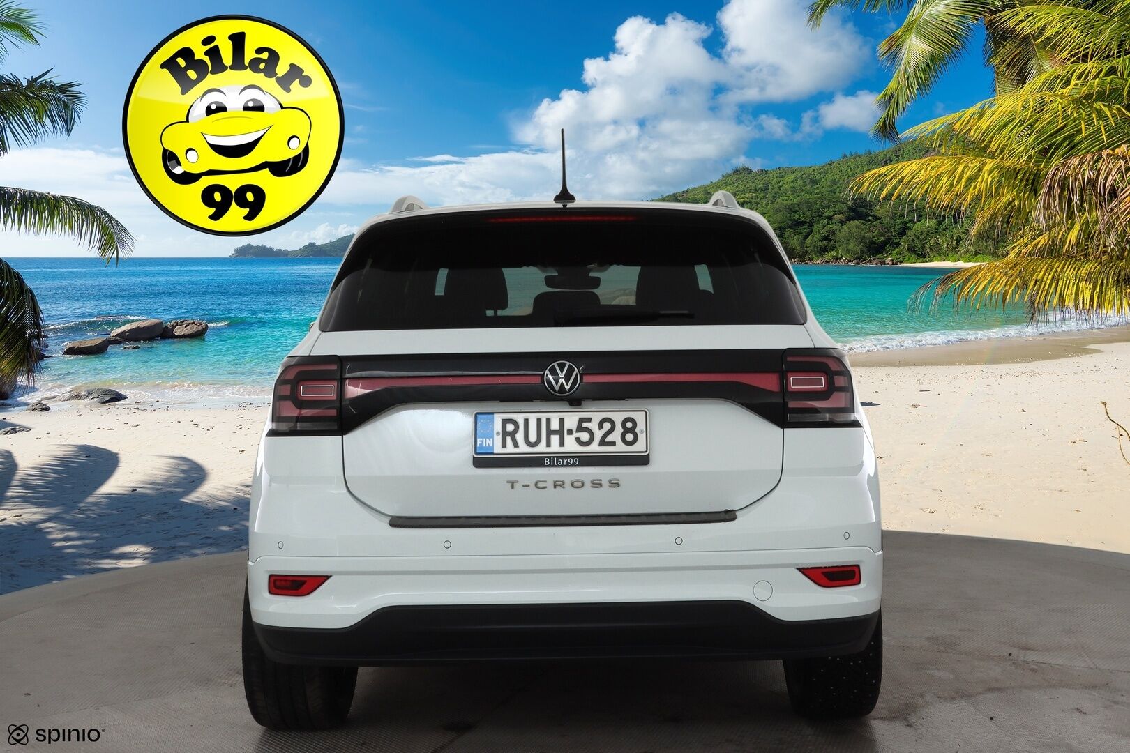 Volkswagen T-Cross 2021 R-Line 1,5 TSI 110 kW DSG * ACC / LED / Beats / Appconnect / keyless / P.Kamera * - 1.Om Suomi-auto / Kahdet renkaat