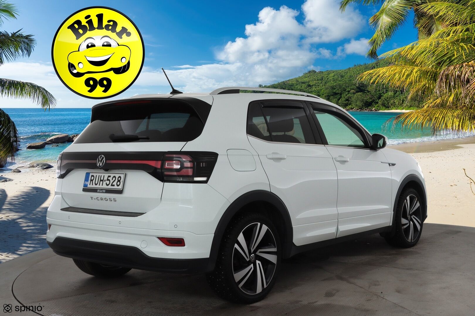 Volkswagen T-Cross 2021 R-Line 1,5 TSI 110 kW DSG * ACC / LED / Beats / Appconnect / keyless / P.Kamera * - 1.Om Suomi-auto / Kahdet renkaat