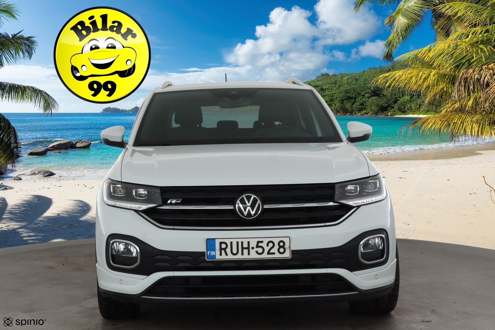 Volkswagen T-Cross 2021 R-Line 1,5 TSI 110 kW DSG * ACC / LED / Beats / Appconnect / keyless / P.Kamera * - 1.Om Suomi-auto / Kahdet renkaat