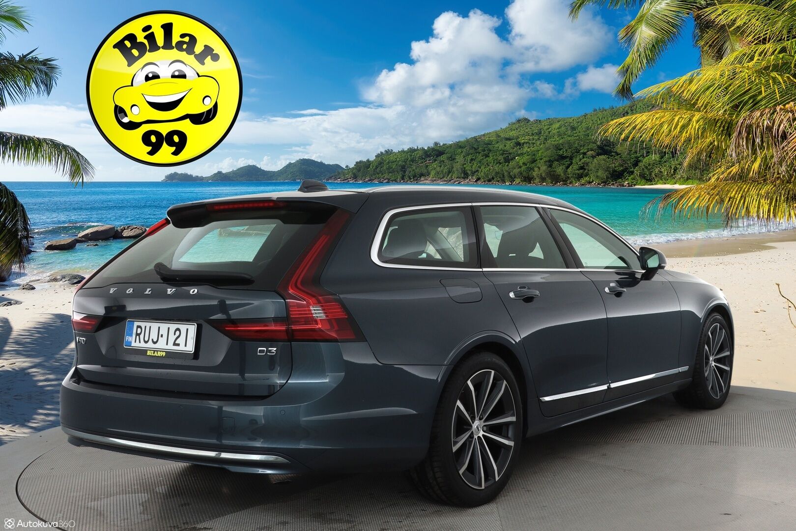 Volvo V90 2021 D3 Business Inscription Edition aut **Webasto / Koukku / Adapt.Vakkari / P.kamera / LED-valot / Sporttinahat Muistilla** - 3,99 % KORKOTARJOUS TÄHÄN AUTOON - 1-om Suomi-auto / Kahdet Renkaat