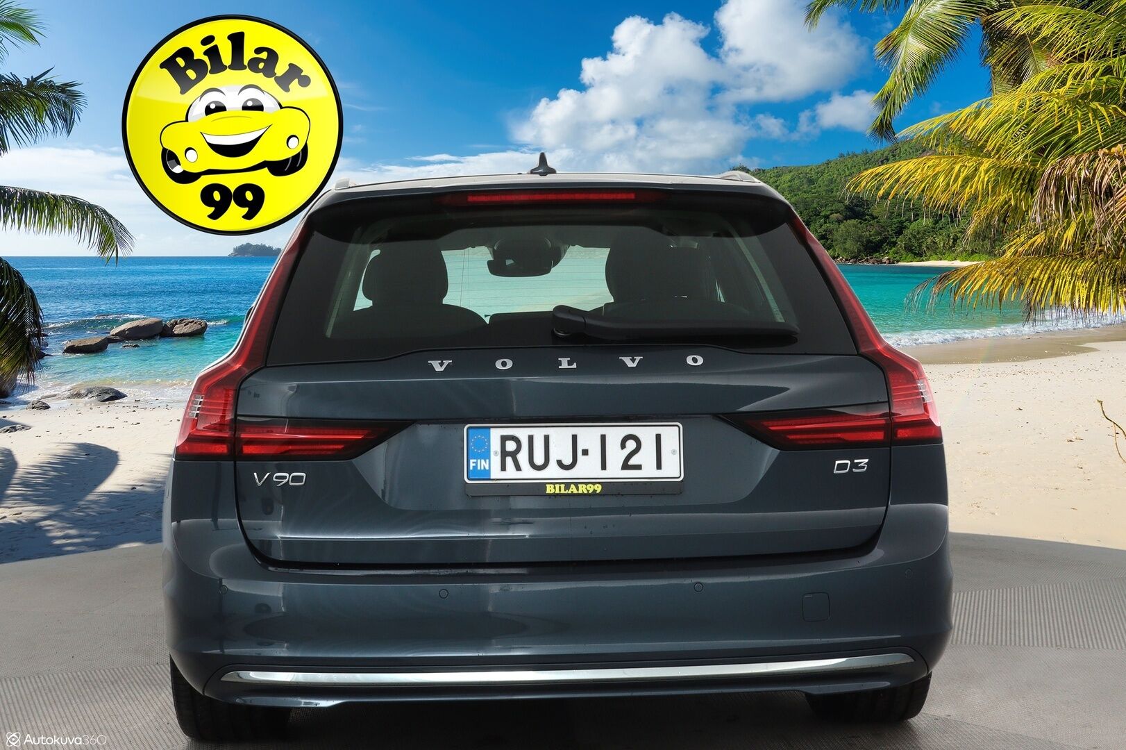 Volvo V90 2021 D3 Business Inscription Edition aut **Webasto / Koukku / Adapt.Vakkari / P.kamera / LED-valot / Sporttinahat Muistilla** - 3,99 % KORKOTARJOUS TÄHÄN AUTOON - 1-om Suomi-auto / Kahdet Renkaat