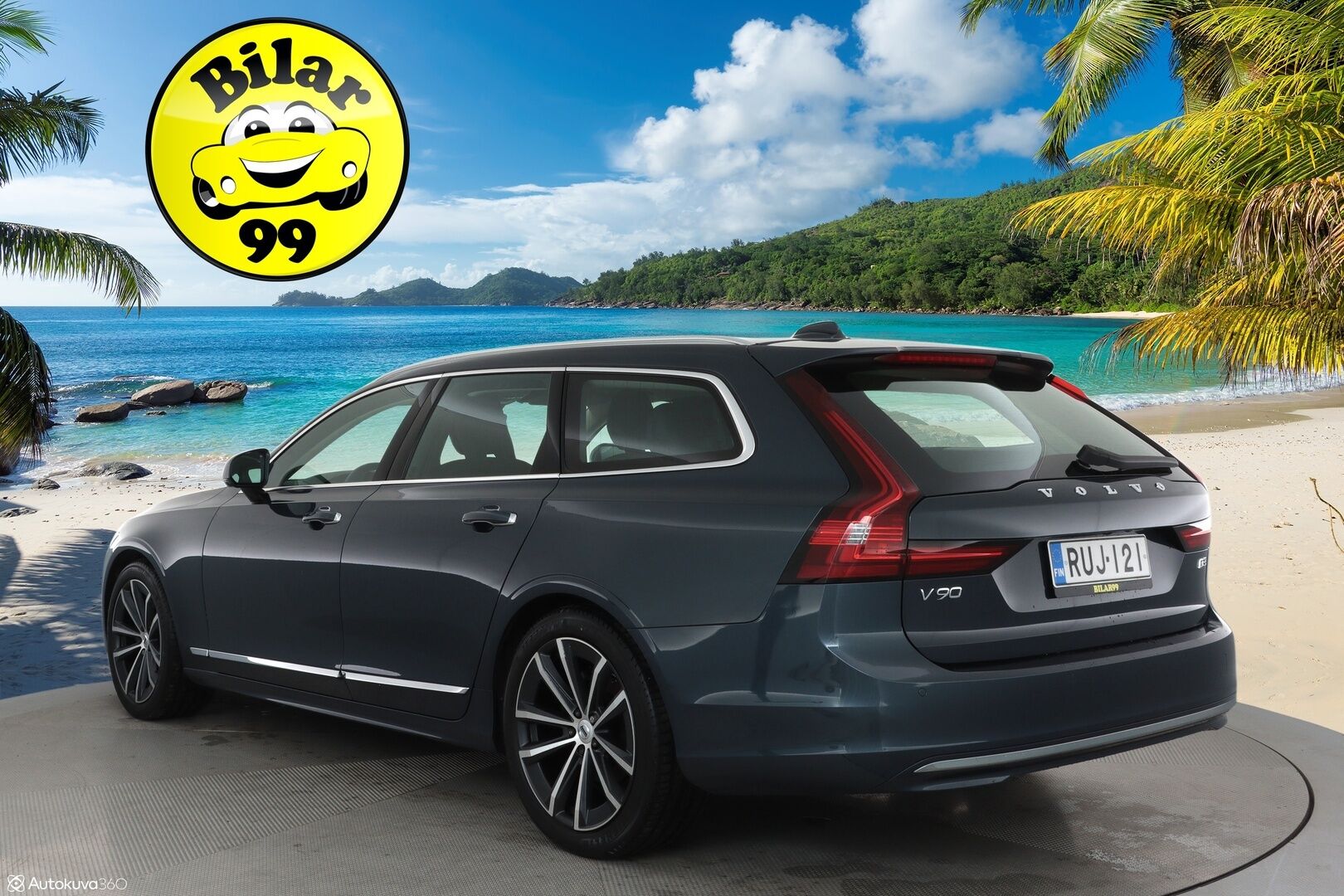 Volvo V90 2021 D3 Business Inscription Edition aut **Webasto / Koukku / Adapt.Vakkari / P.kamera / LED-valot / Sporttinahat Muistilla** - 3,99 % KORKOTARJOUS TÄHÄN AUTOON - 1-om Suomi-auto / Kahdet Renkaat