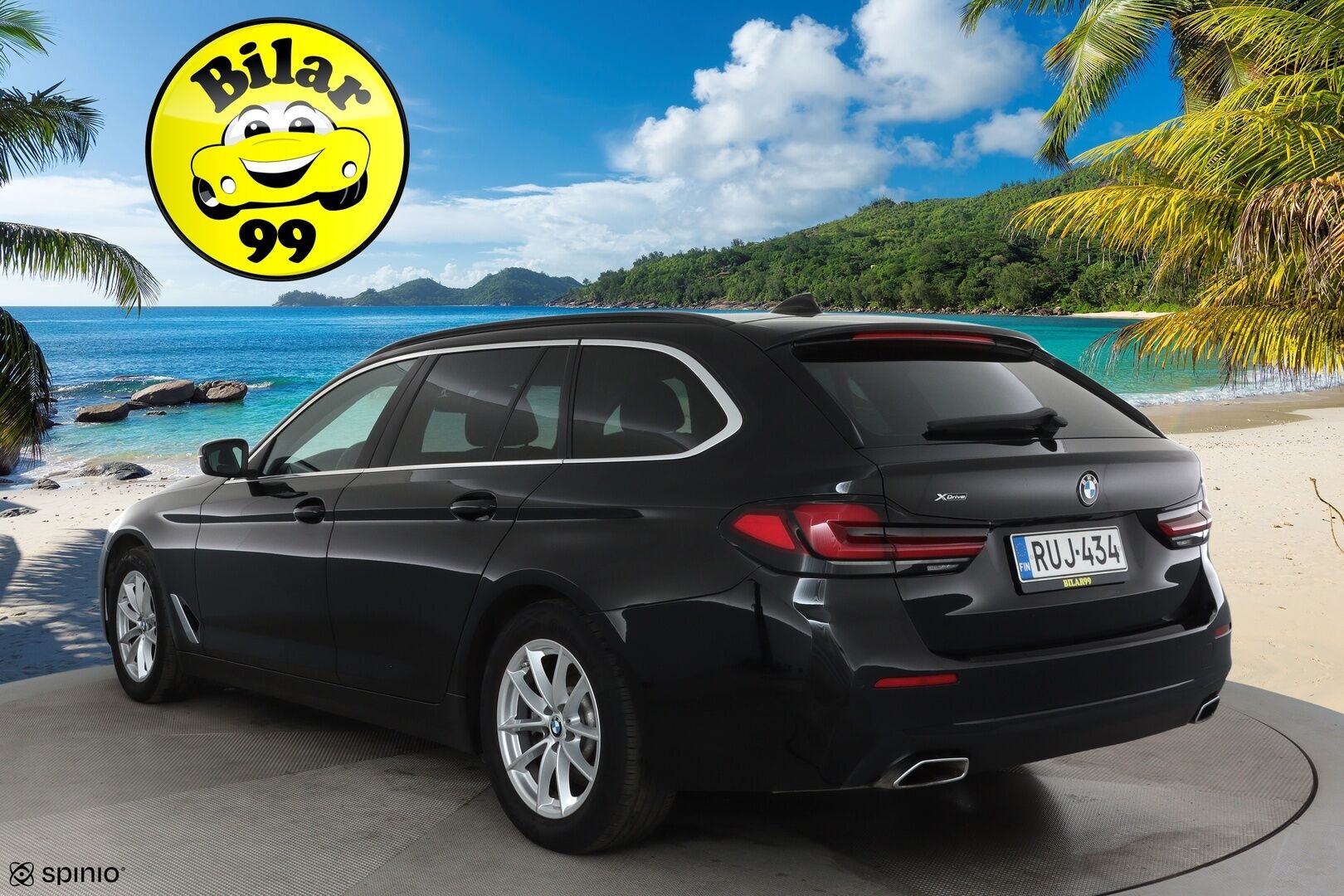 BMW 520 2020 G31 Touring 520d A xDrive MHEV LCI **Webasto / LED-valot / P.Tutkat / Navi / Apple&Android / Vakkari** - 3,99 % KORKOTARJOUS TÄHÄN AUTOON - 1-om Suomi-auto / Kahdet Renkaat