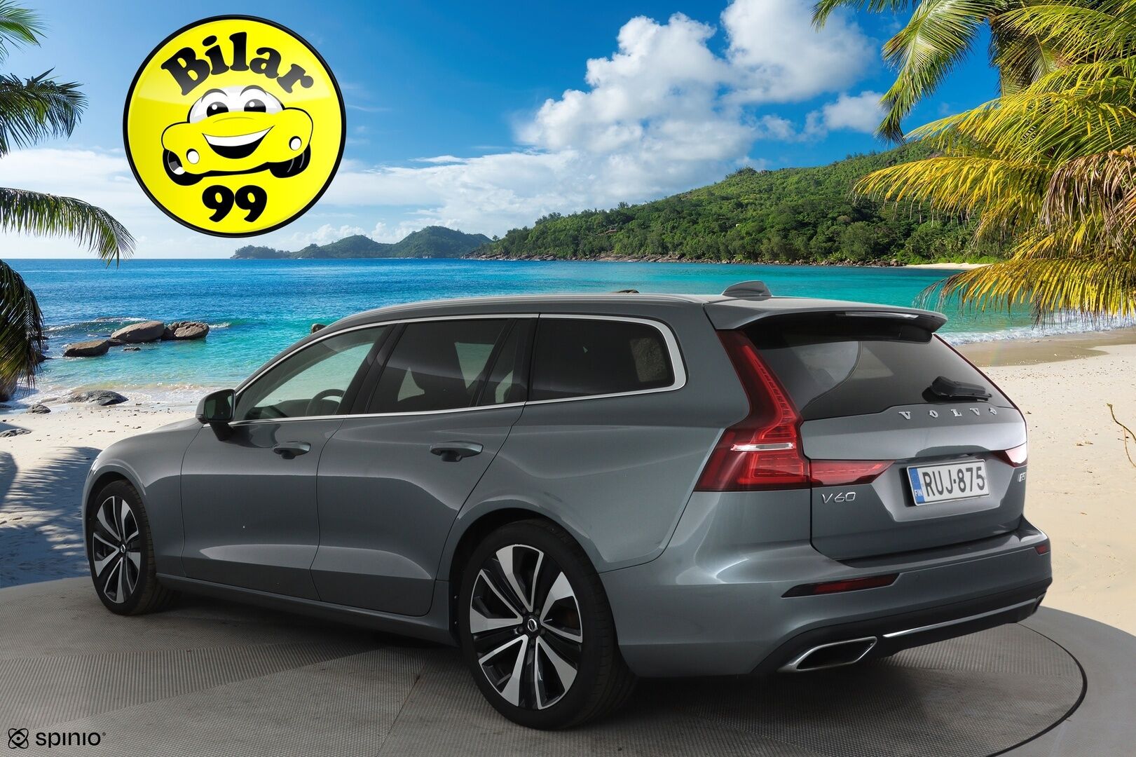 Volvo V60 2021 B5 AWD MHEV Business Inscription aut - 3,99 % KORKOTARJOUS TÄHÄN AUTOON 28.9. ASTI! - 1Om Suomiauto / Webasto / Adapt.Vakkari / High Perf Audio / 360-Kamera / Full LED / Nahkasisusta / Supervarusteet!