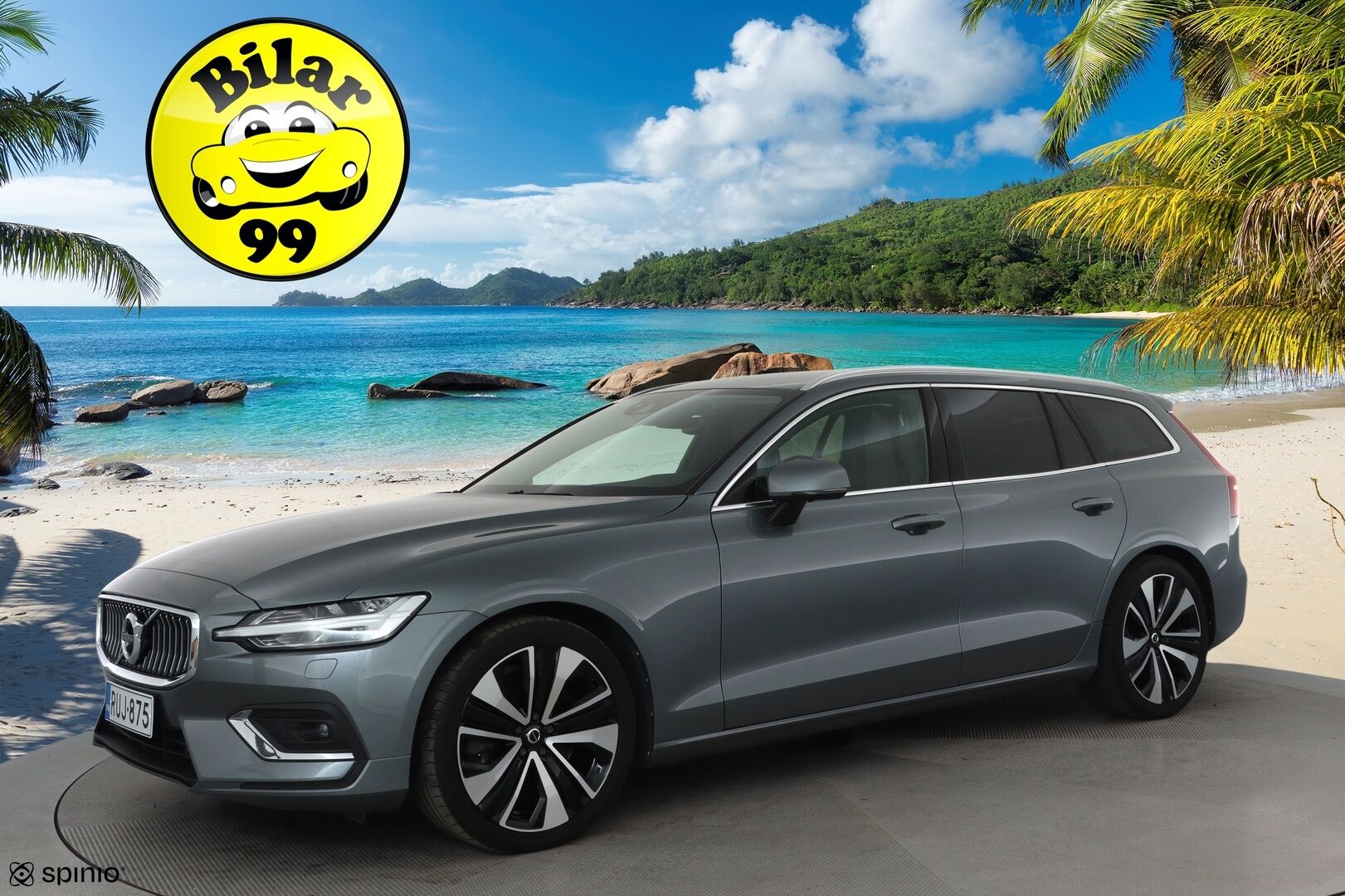 Volvo V60 2021 B5 AWD MHEV Business Inscription aut - 1Om Suomiauto / Webasto / Adapt.Vakkari / High Perf Audio / 360-Kamera / Full LED / Nahkasisusta / Supervarusteet! - HULLUT JOULUT KORKOTARJOUS 2,49% 