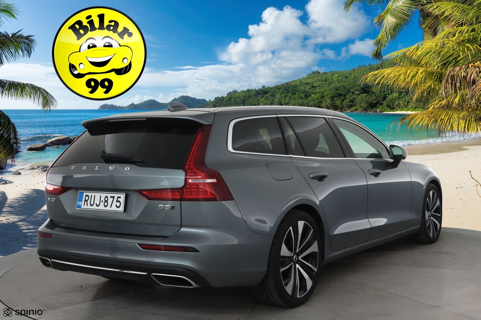 Volvo V60 2021 B5 AWD MHEV Business Inscription aut - 3,99 % KORKOTARJOUS TÄHÄN AUTOON 28.9. ASTI! - 1Om Suomiauto / Webasto / Adapt.Vakkari / High Perf Audio / 360-Kamera / Full LED / Nahkasisusta / Supervarusteet!