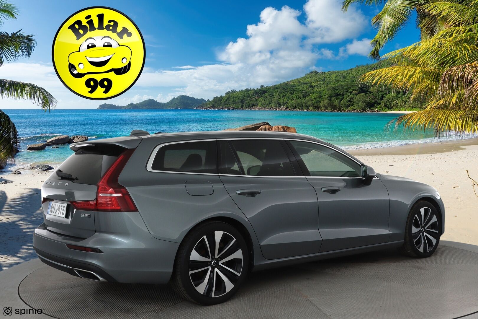Volvo V60 2021 B5 AWD MHEV Business Inscription aut - 3,99 % KORKOTARJOUS TÄHÄN AUTOON 28.9. ASTI! - 1Om Suomiauto / Webasto / Adapt.Vakkari / High Perf Audio / 360-Kamera / Full LED / Nahkasisusta / Supervarusteet!