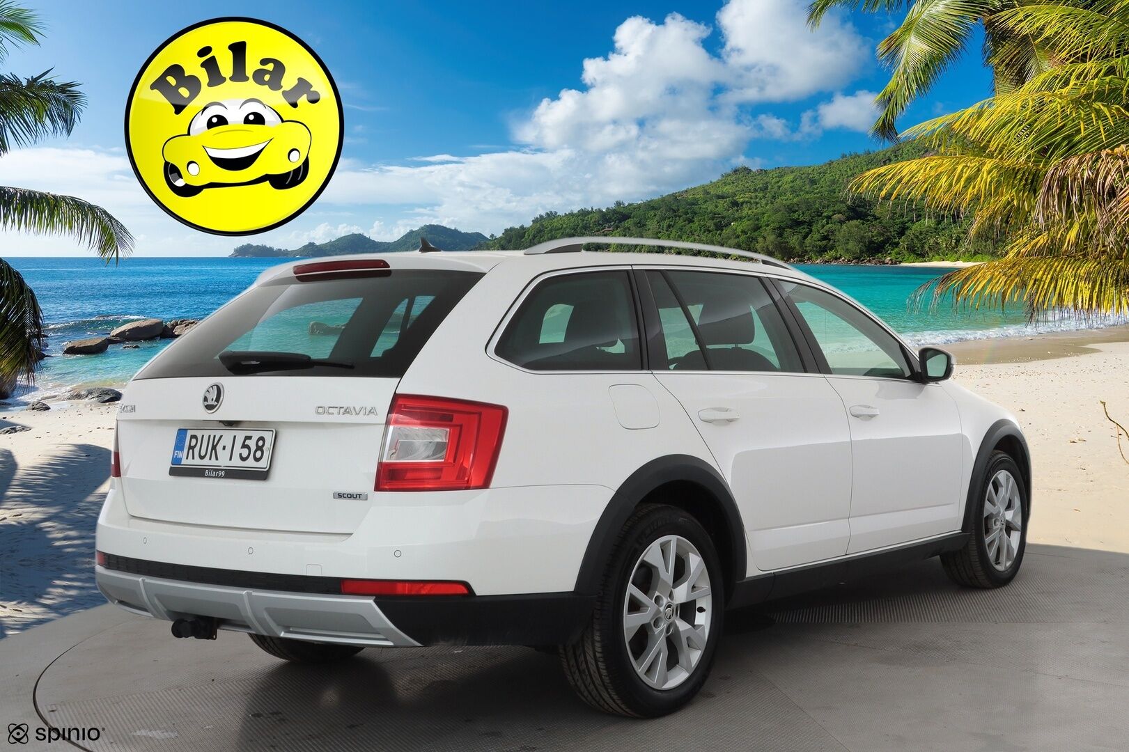 Skoda Octavia 2017 Combi 2,0 TDI 184 4x4 Scout DSG * ACC / Webasto / P.kamera / Canton / Apple&Android * - Kahdet renkaat vanteilla / Viimeisin iso huolto 206tkm / Ei Adblue