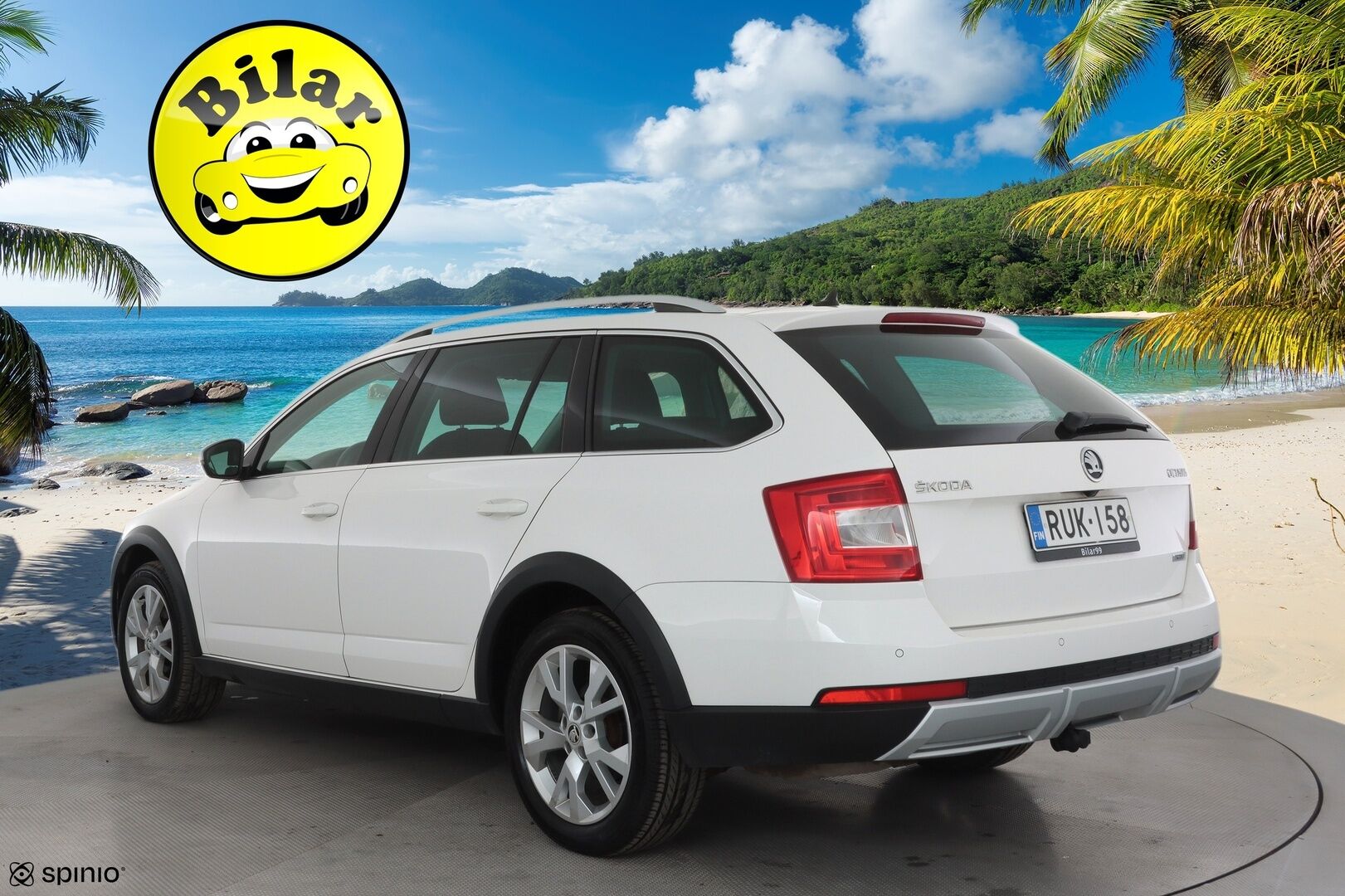 Skoda Octavia 2017 Combi 2,0 TDI 184 4x4 Scout DSG * ACC / Webasto / P.kamera / Canton / Apple&Android * - Kahdet renkaat vanteilla / Viimeisin iso huolto 206tkm / Ei Adblue
