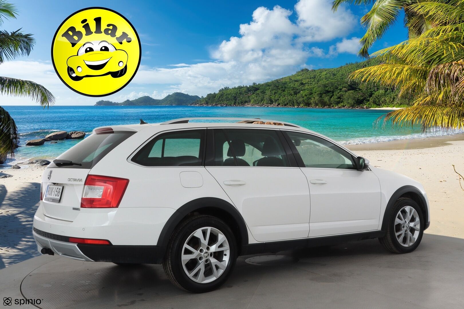 Skoda Octavia 2017 Combi 2,0 TDI 184 4x4 Scout DSG * ACC / Webasto / P.kamera / Canton / Apple&Android * - Kahdet renkaat vanteilla / Viimeisin iso huolto 206tkm / Ei Adblue
