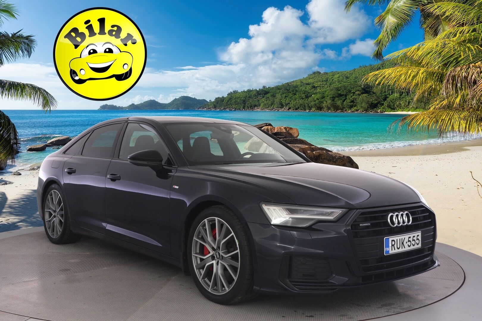 Audi A6 2020 Sedan Business Sport 55 TFSIe Quattro S tronic S Line - Suomi-auto | Bang&Olufsen | P.kamera | Tikatut nahat | Vetokoukku | Muistipenkkit | Carplay | SoH 88,7% 