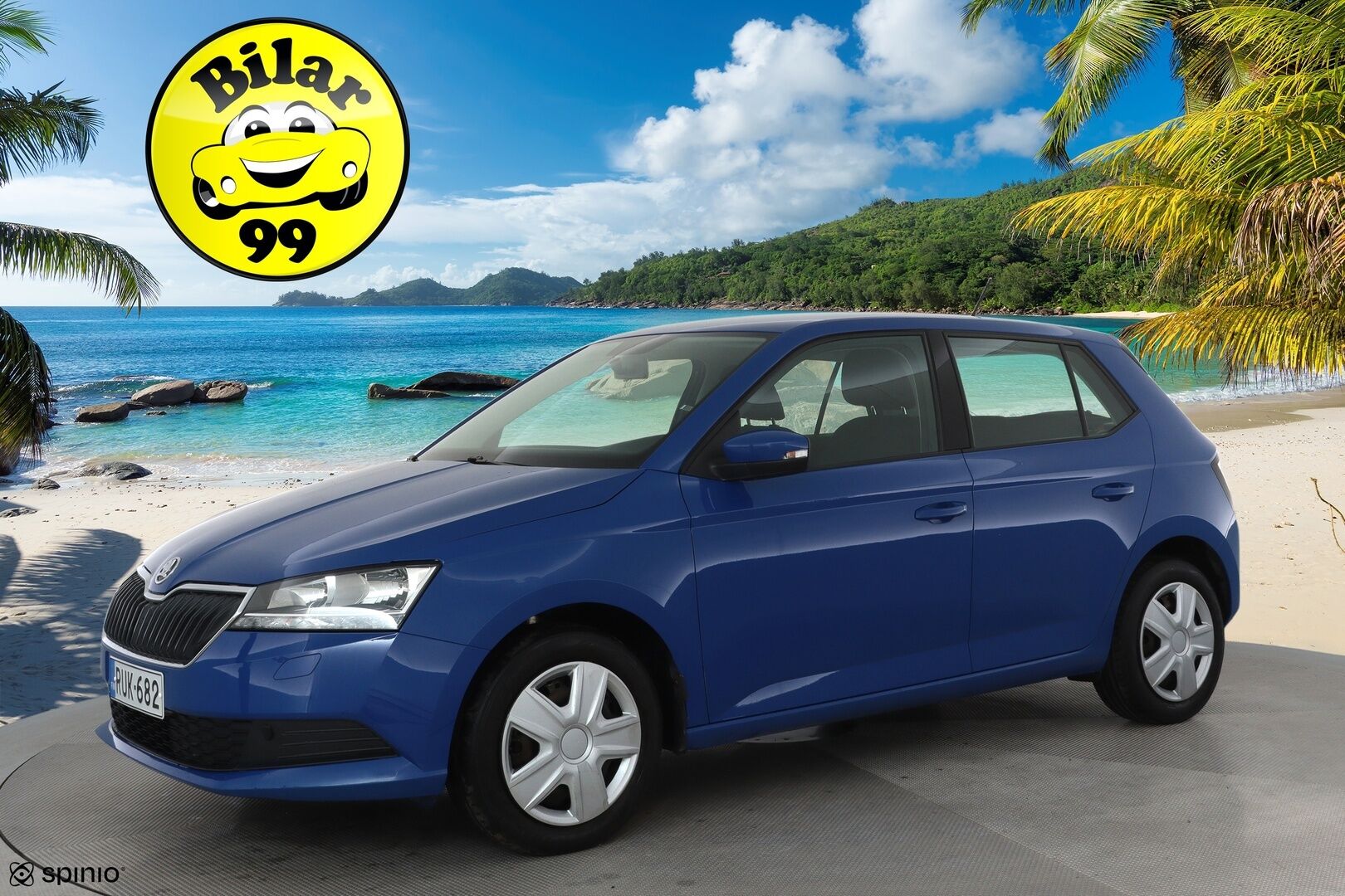 Skoda Fabia 2020 1,0 TSI 95 Active **Suomi-auto / Radio / ALV / 2xRenkaat / Lohkolämmitin** - Ilmastointi