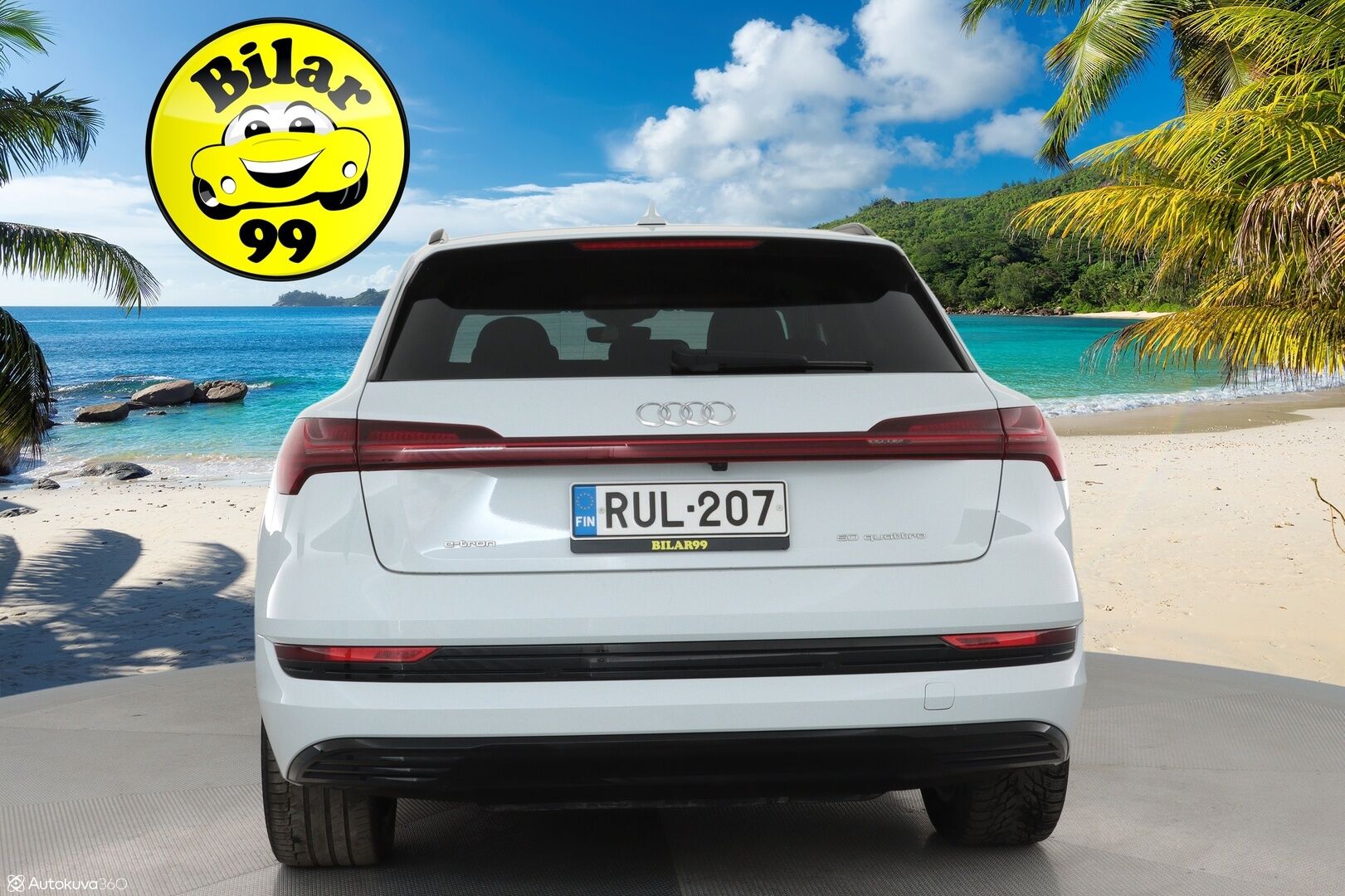 Audi e-tron 2021 50 Quattro Edition Advanced *Sporttipenkit / Kamera / LED / Kaistavahti / Navi* - Suomi-auto 1. omistajalta / Kahdet Audin vanteet / Juuri huollettu / Soh 90,67%