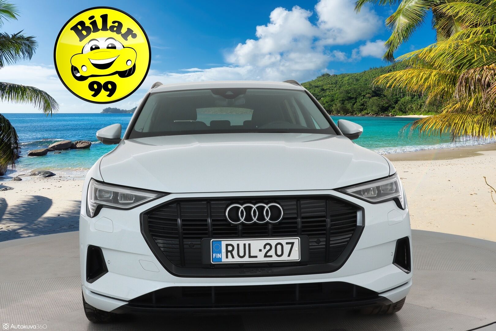 Audi e-tron 2021 50 Quattro Edition Advanced *Sporttipenkit / Kamera / LED / Kaistavahti / Navi* - Suomi-auto 1. omistajalta / Kahdet Audin vanteet / Juuri huollettu / Soh 90,67%