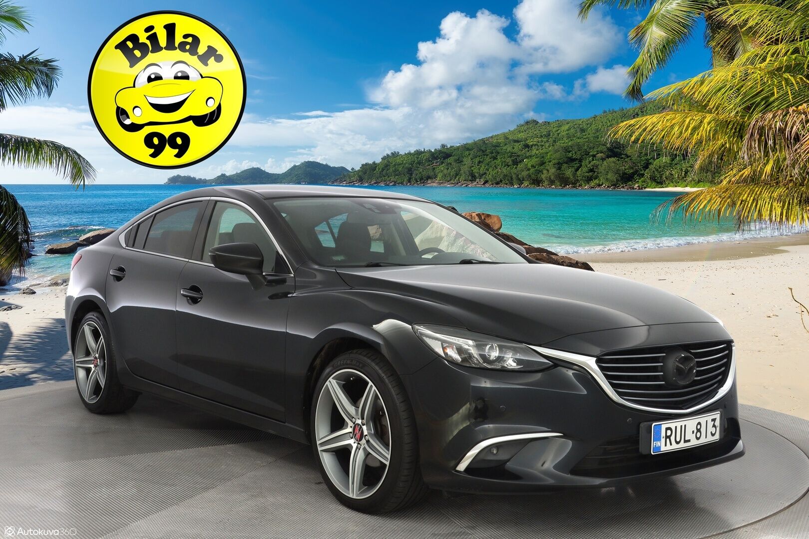 Mazda Mazda6 2016 Sedan 2,2 (150) SKYACTIV-D * Vakkari / Lohko / Tutkat / Navi * - Myydään juuri huollettuna / Kahdet renkaat / Siisti 