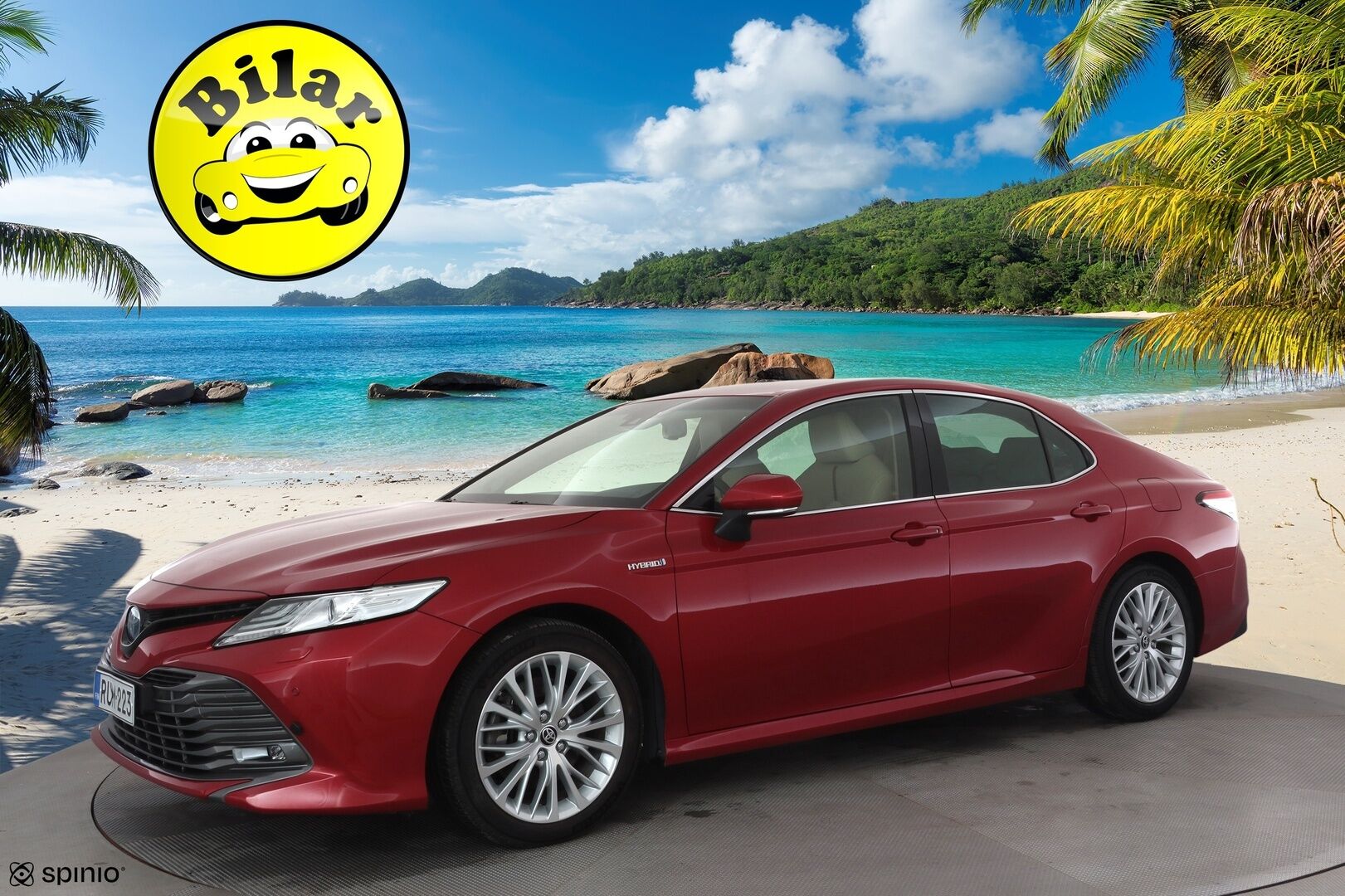 Toyota Camry 2021 2,5 Hybrid Premium Business - 1Om Suomiauto | JBL Audio | HUD | ACC | Peruutuskamera | Merkkihuollot | Vaalea Nahkasisusta | Lohko&Sisäp. | SUPERVARUSTEET!
