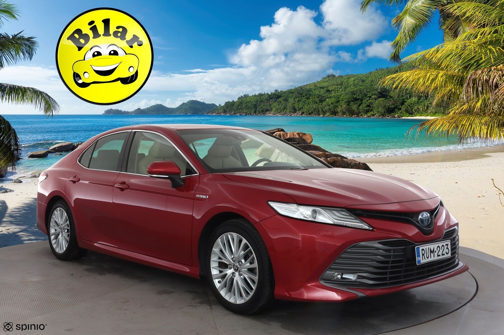 Toyota Camry 2021 2,5 Hybrid Premium Business - 1Om Suomiauto | JBL Audio | HUD | ACC | Peruutuskamera | Merkkihuollot | Vaalea Nahkasisusta | Lohko&Sisäp. | SUPERVARUSTEET!