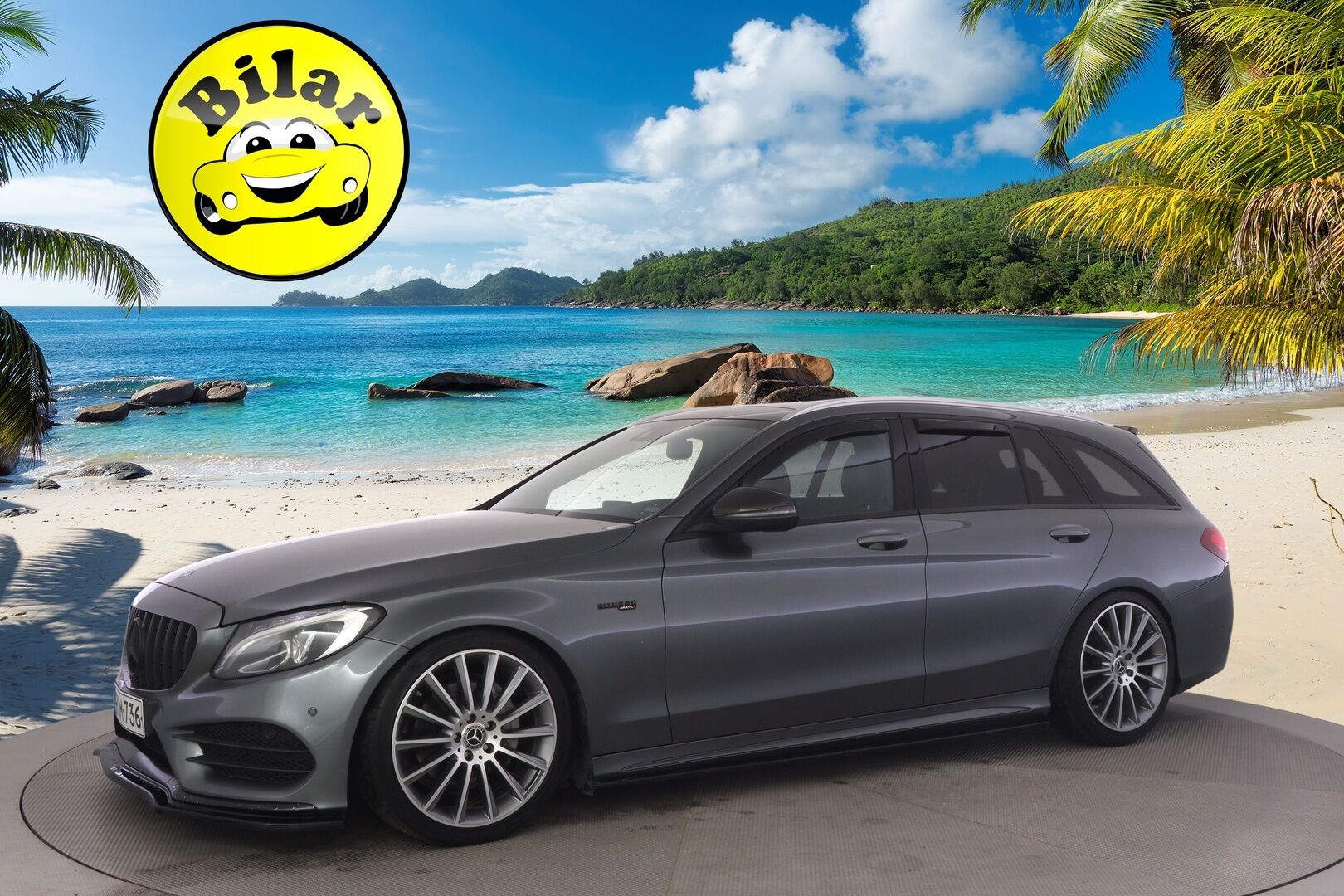 Mercedes-Benz C 2018 C 220 d 4MATIC AMG - * AMG / Burmester / Panoraama / Koukku / LED / BC-Racing / Nahat *