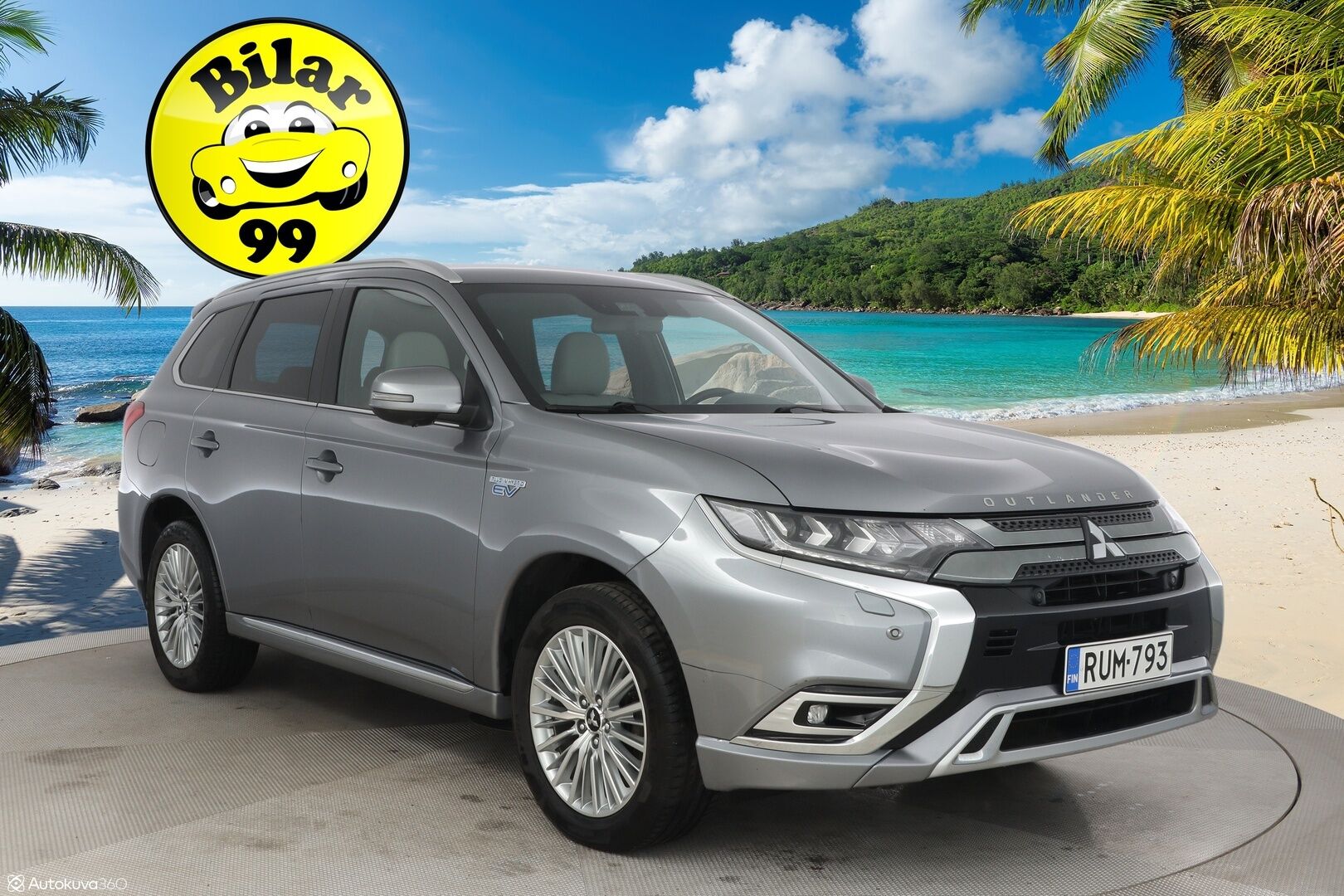 Mitsubishi Outlander 2019 2.4 Instyle Business 13kWh 4WD - *Adapt.Vak / Vetokoukku / Vaaleat Nahat / 360 Kamera / BLIS / CarPlay*