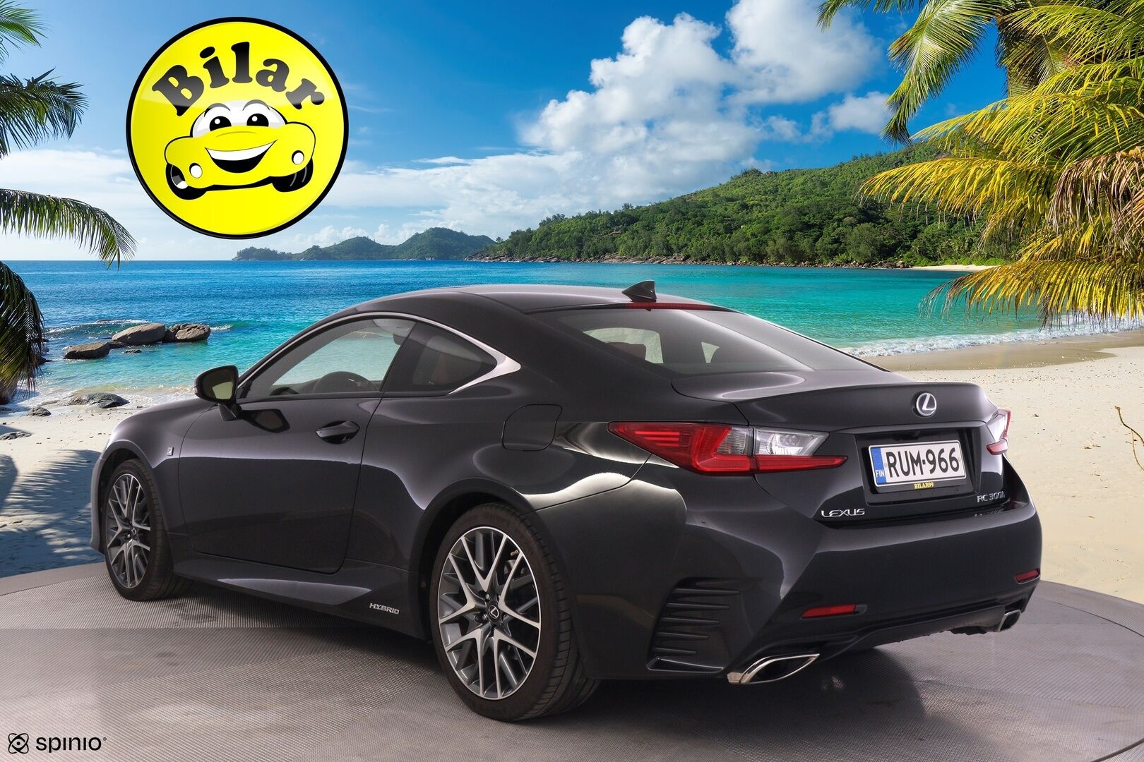 Lexus RC 2018 300h Hybrid A F Sport - | Juuri katsastettu! | Ilmastoidut nahkapenkit | Mark Levinson | Ratinlämmitin | Kaistavahti | P-Kamera | Kuljet istuin muistilla | Digimittari | Vakkari |