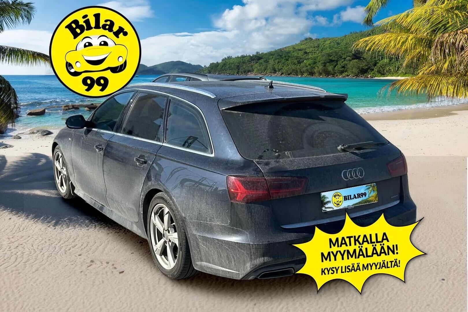 Audi A6 2018 Avant S line Business Sport 2,0 TDI 140 kW quattro S tronic / Webasto / Koukku / Flat bottom / Tutkat - Hihna tehty / Tulossa myyntiin! - HULLUT AVAJAISHULINAT KORKOTARJOUS 3,29 %