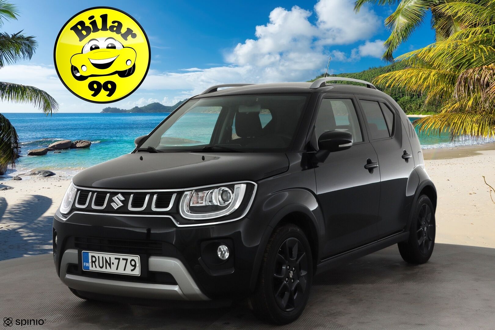 Suzuki Ignis 2021 1,2 DUALJET 4WD GLX 5MT HYBRID * Suomi-auto / Vakkari / P.kamera / LED / Navi / Lohkolämmitin * - Kahdet renkaat aluvanteilla / Merkkihuollettu - HULLU BLACKWEEK KORKOTARJOUS 2,49%