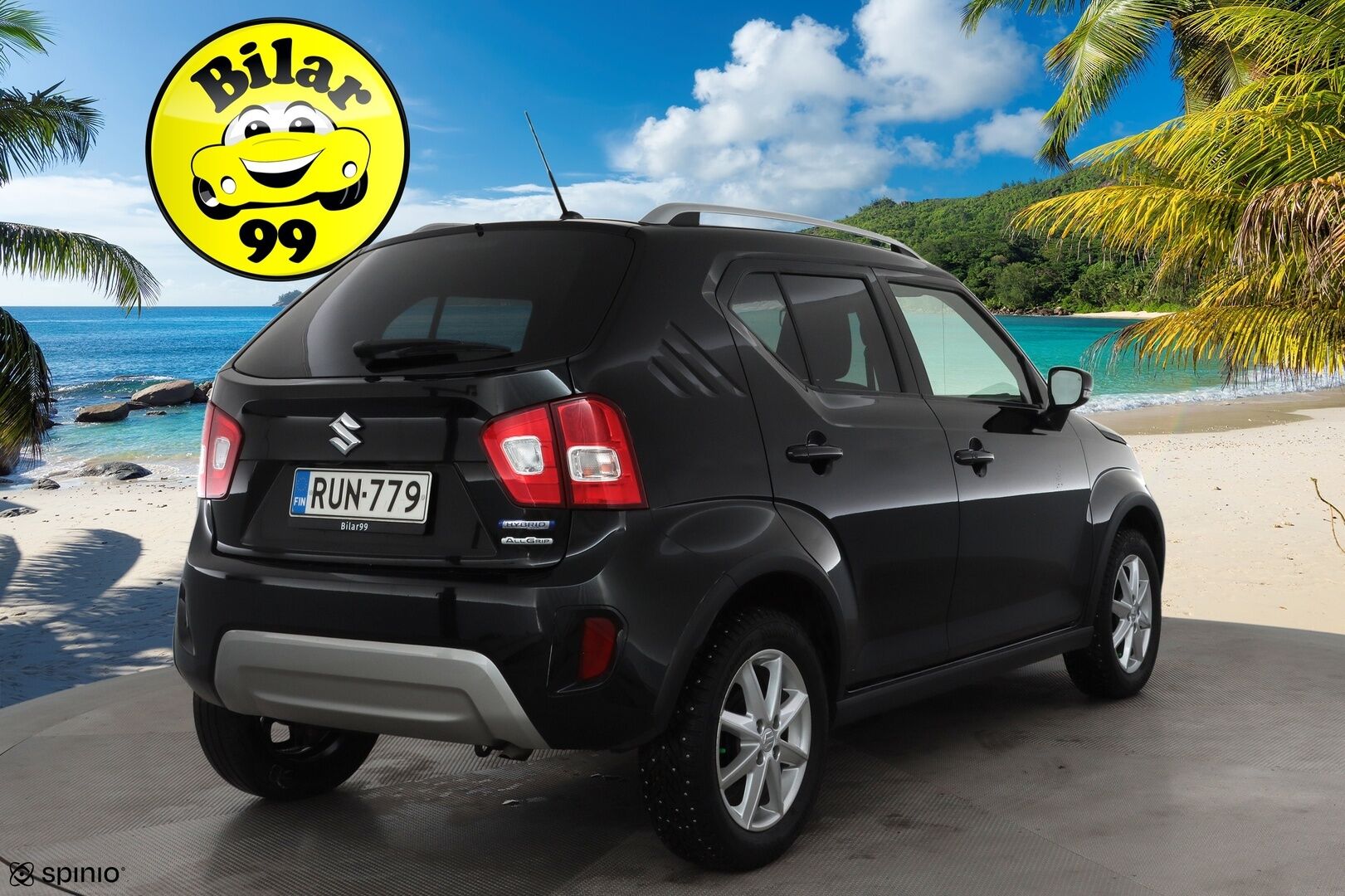 Suzuki Ignis 2021 1,2 DUALJET 4WD GLX 5MT HYBRID * Suomi-auto / Vakkari / P.kamera / LED / Navi / Lohkolämmitin * - Kahdet renkaat aluvanteilla / Merkkihuollettu