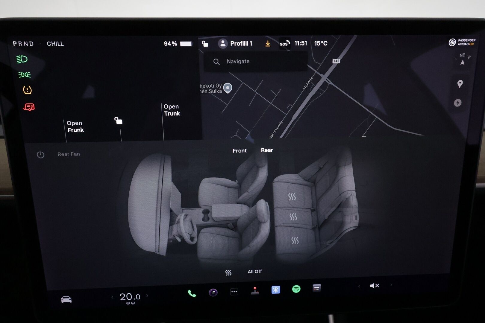 Tesla Model 3 2020 Long Range Dual Motor AWD *Adapt.vakkari / Lasikatto / Premium Audio / Autopilot / Nahkasisusta / P.kamera* - Juuri katsastettu! / Kahdet renkaat aluvanteilla