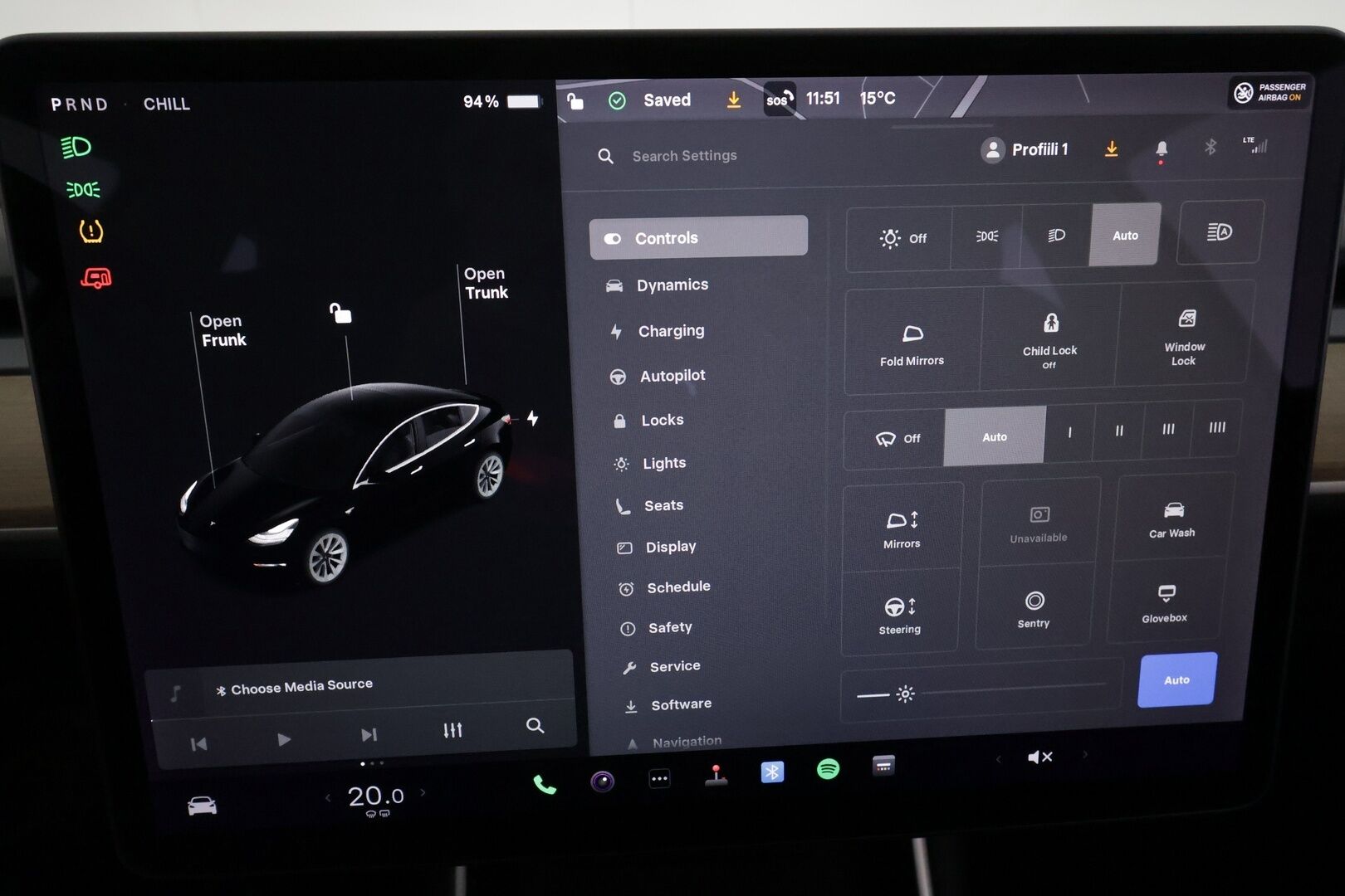Tesla Model 3 2020 Long Range Dual Motor AWD *Adapt.vakkari / Lasikatto / Premium Audio / Autopilot / Nahkasisusta / P.kamera* - Juuri katsastettu! / Kahdet renkaat aluvanteilla