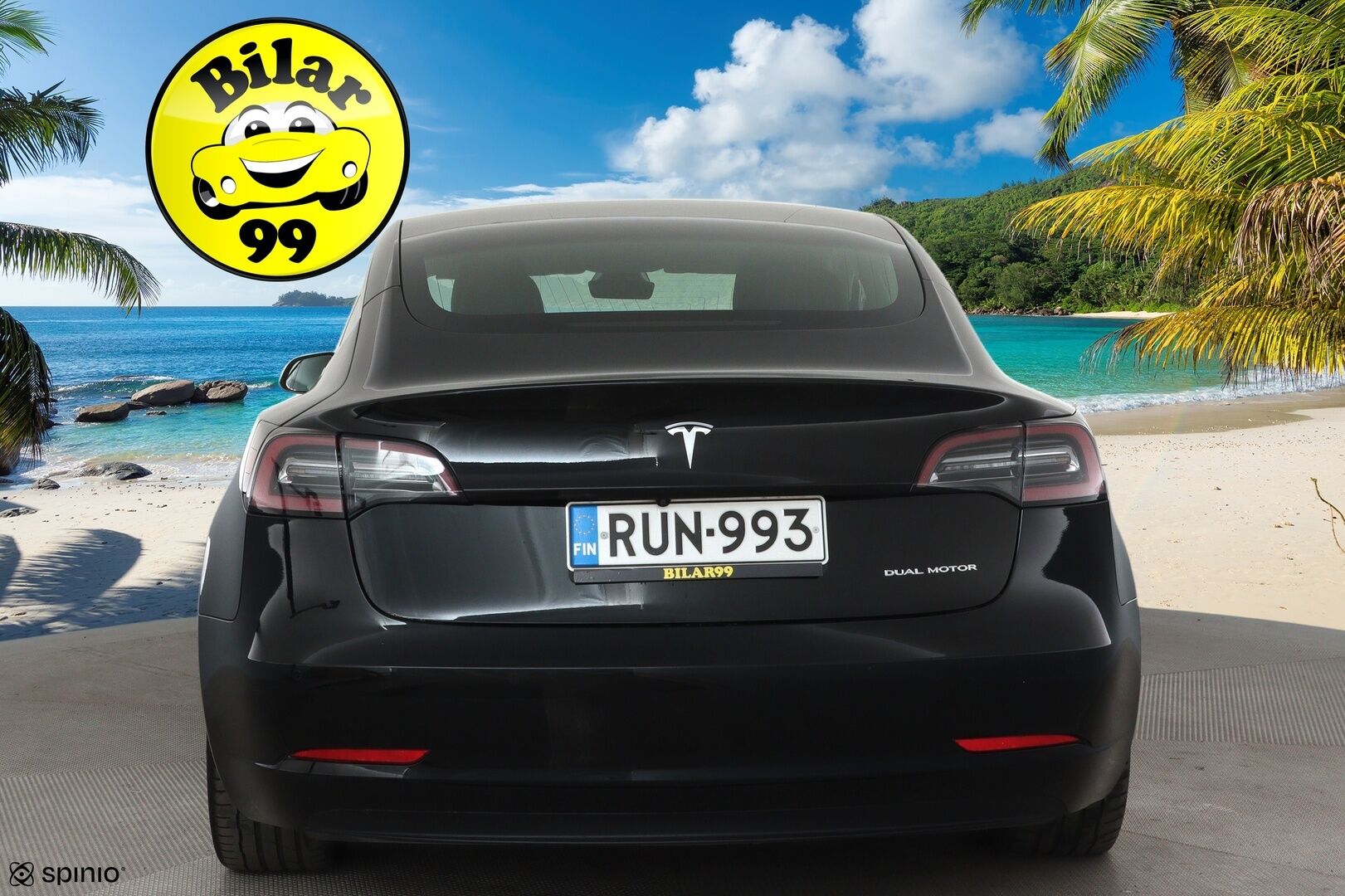 Tesla Model 3 2020 Long Range Dual Motor AWD *Adapt.vakkari / Lasikatto / Premium Audio / Autopilot / Nahkasisusta / P.kamera* - Juuri katsastettu! / Kahdet renkaat aluvanteilla