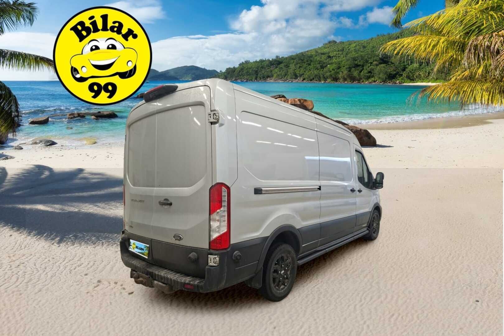 Ford Transit 2021 Van 350 2,0 TDCi 170 hv M6 Neliveto Trail L3H2 4,1 **ALV-vähennyskelpoinen / 1.Omisteinen / Merkkihuollettu / Webasto / Lohkolämmitin * - ALV-vähennyskelpoinen / 1.Omisteinen / Merkkihuollettu / 2 renkaat / Työkaluhylly / Kylkiputket / Valurauta / Led-lisävalot* - HULLU BLACKWEEK KORKOTARJOUS 2,49%