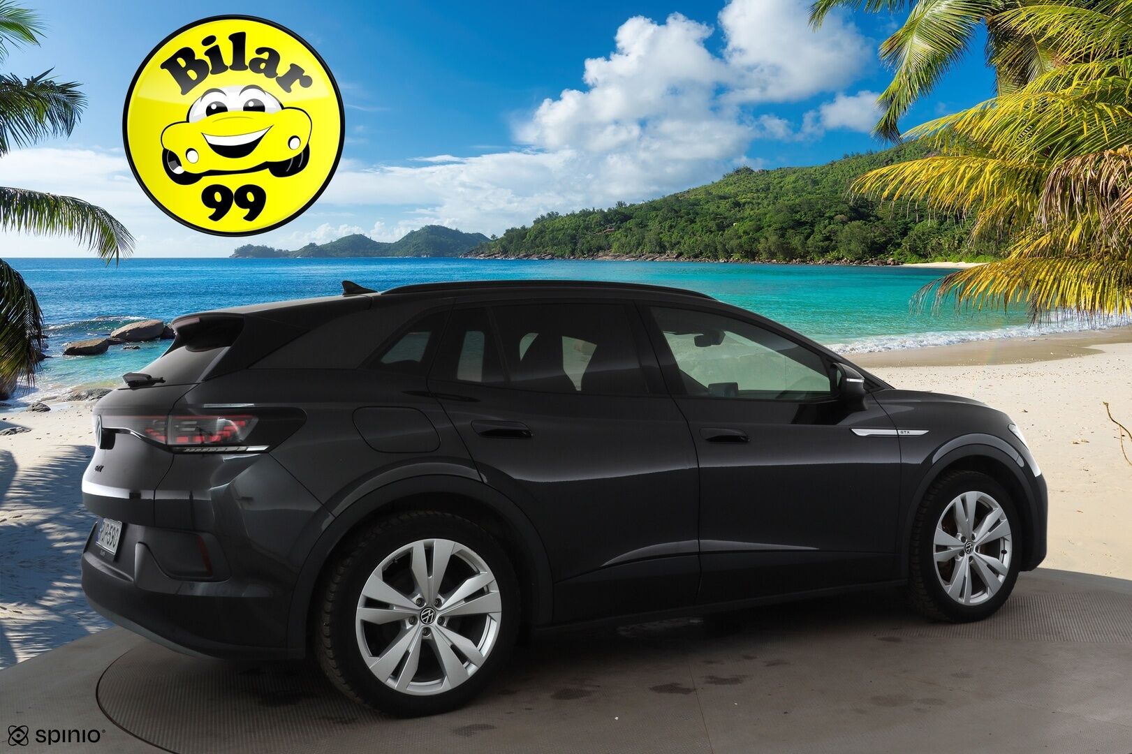 Volkswagen ID.4 2022 GTX Dual Motor AWD Business Max,akku 77 kWh * ACC / HUD / 360° / ILP / Lasikatto / IQ.Light / Muistipenkit hieronnalla * - 1.Om Suomi-auto / Kahdet renkaat aluvanteilla