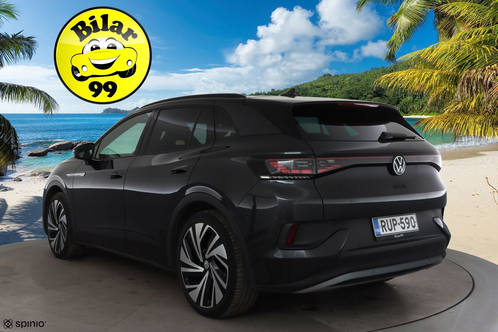 Volkswagen ID.4 2022 GTX Dual Motor AWD Business Max,akku 77 kWh * ACC / HUD / 360° / ILP / Lasikatto / IQ.Light / Muistipenkit hieronnalla * - 1.Om Suomi-auto / Kahdet renkaat aluvanteilla