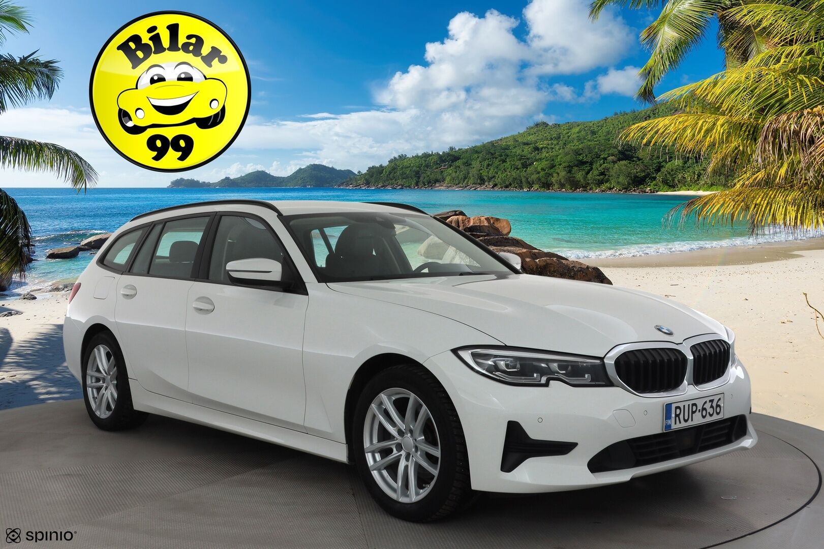 BMW 320 2022 G21 Touring 320d A xDrive Business MHEV * ACC / Sporttinahat / Hifi / LED / Comfort access / P:tutkat * - 1.Om Suomi-auto / Kahdet renkaat / Merkkihuollettu