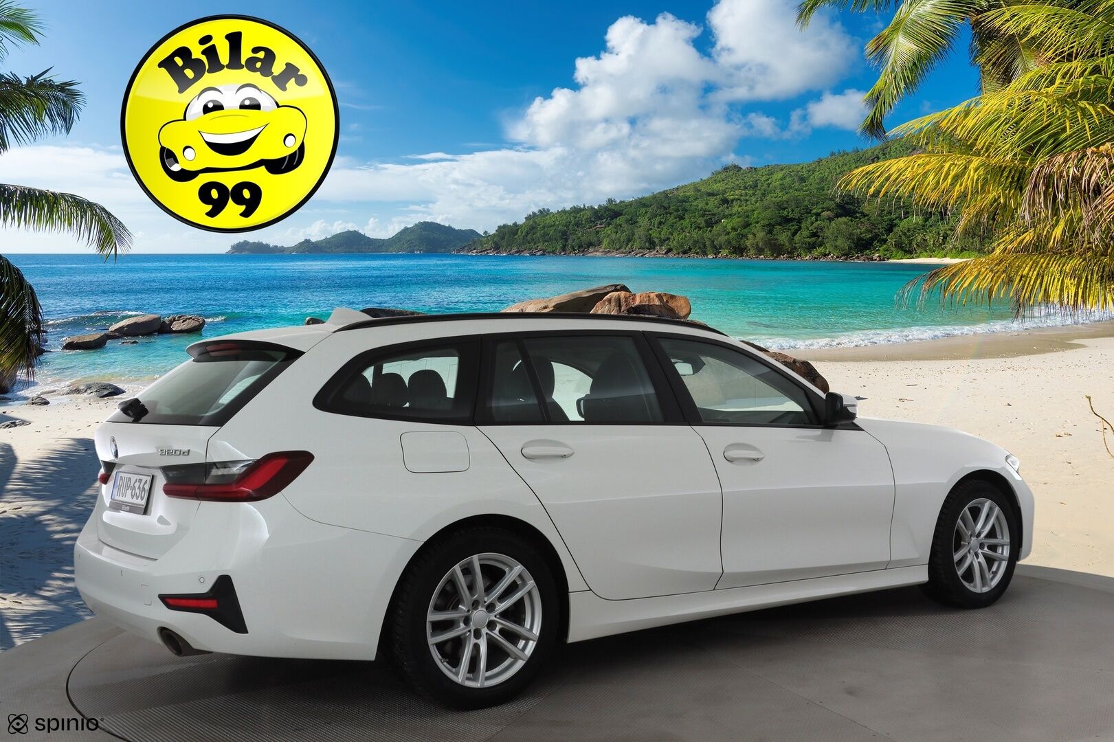 BMW 320 2022 G21 Touring 320d A xDrive Business MHEV * ACC / Sporttinahat / Hifi / LED / Comfort access / P:tutkat * - 1.Om Suomi-auto / Kahdet renkaat / Merkkihuollettu