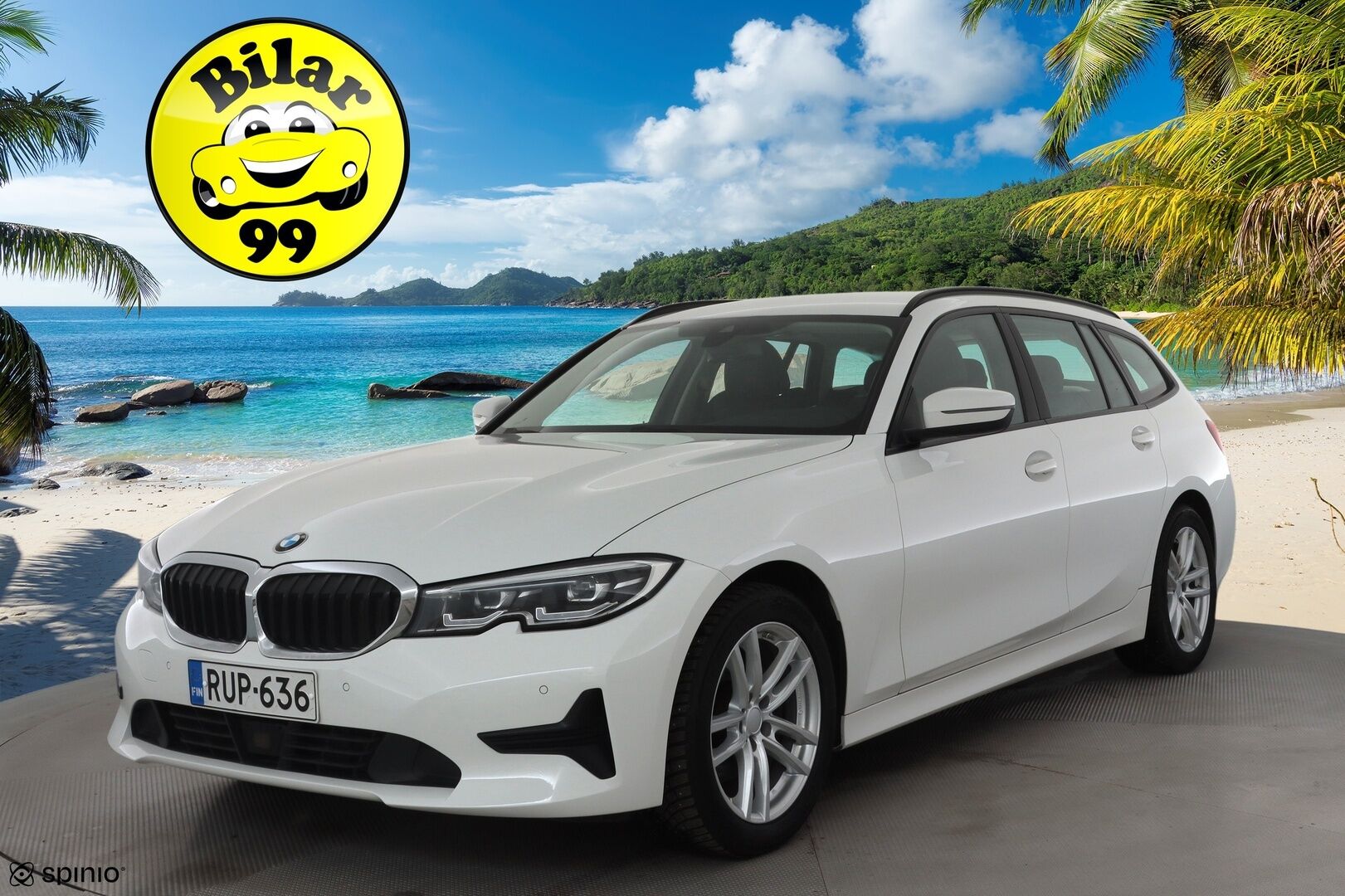BMW 320 2022 G21 Touring 320d A xDrive Business MHEV * ACC / Sporttinahat / Hifi / LED / Comfort access / P:tutkat * - 1.Om Suomi-auto / Kahdet renkaat / Merkkihuollettu