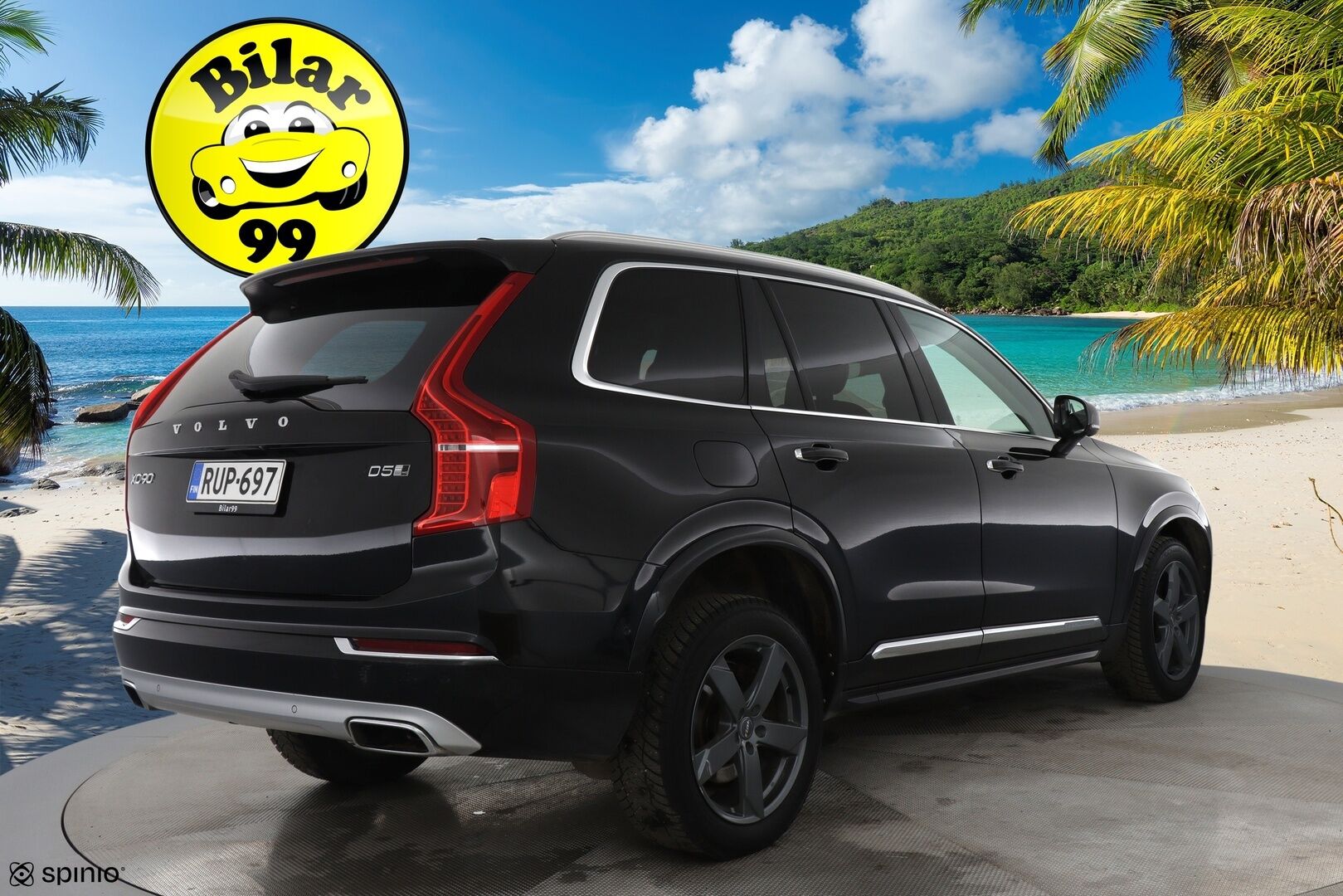 Volvo XC90 2016 D5 AWD Inscription Aut * ACC / Webasto / B&W / 360°-kamera / Panorama / HUD / Ilmastoidut muistinahat / Vetokoukku * - Ilma-alusta / Keyless / BLISS - HULLUT AVAJAISHULINAT KORKOTARJOUS 3,29 %