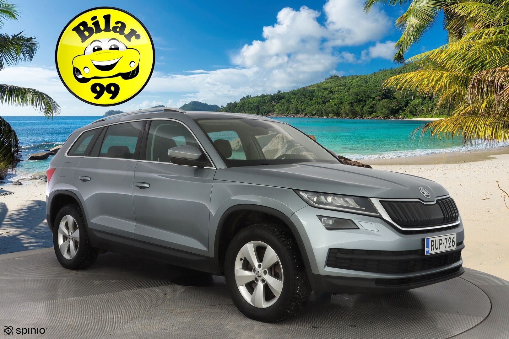 SKODA KODIAQ 2018 2.0 TSI 4x4 Style DSG aut. *ACC / Kamera / Koukku / Webasto* - Juuri huollettu / Kahdet renkaat ja vanteet 