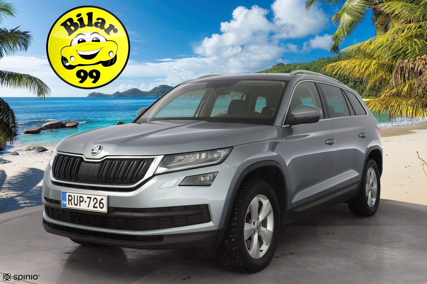 SKODA KODIAQ 2018 2.0 TSI 4x4 Style DSG aut. *ACC / Kamera / Koukku / Webasto* - Juuri huollettu / Kahdet renkaat ja vanteet 